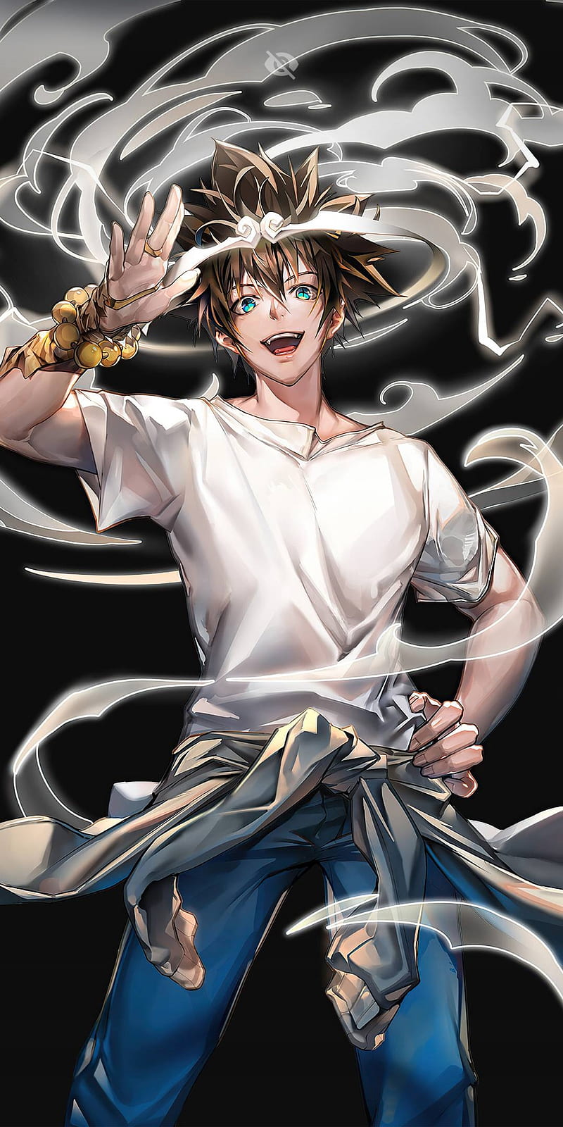 800x1600 HD god of high school wallpaper