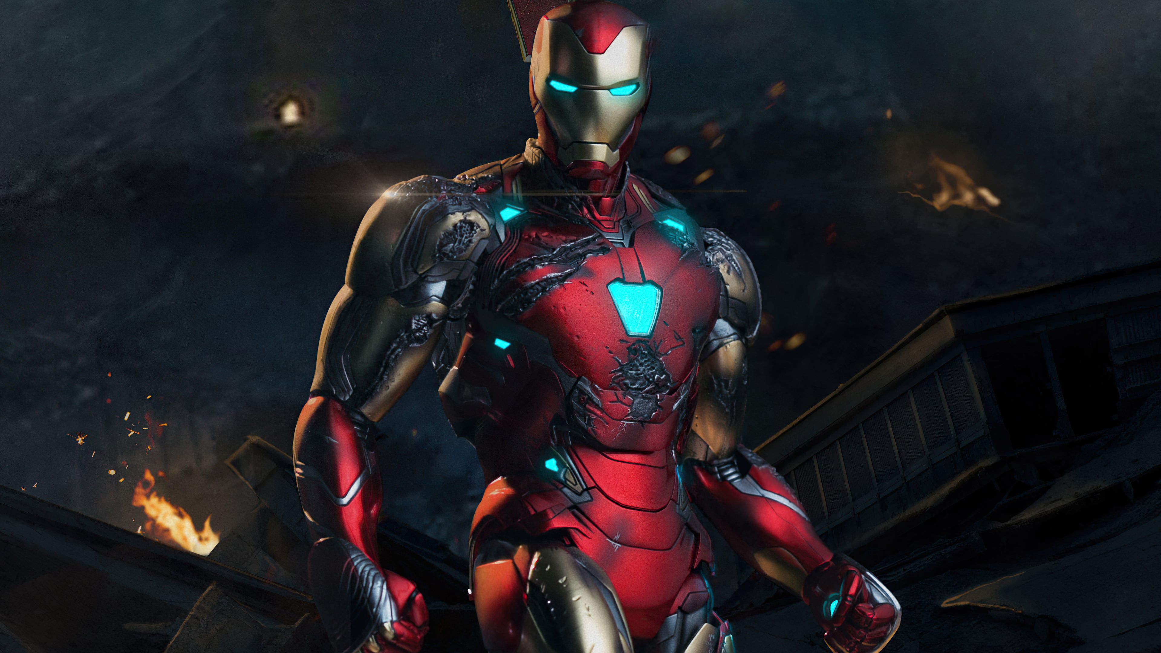 3840x2160 Iron Man Mark 85 Wallpaper 4K for Desktop
