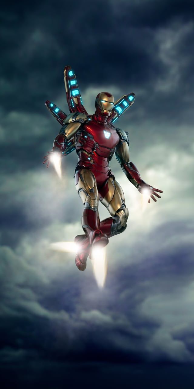 640x1280 Another Iron Man Mark 85 picture that I've just done