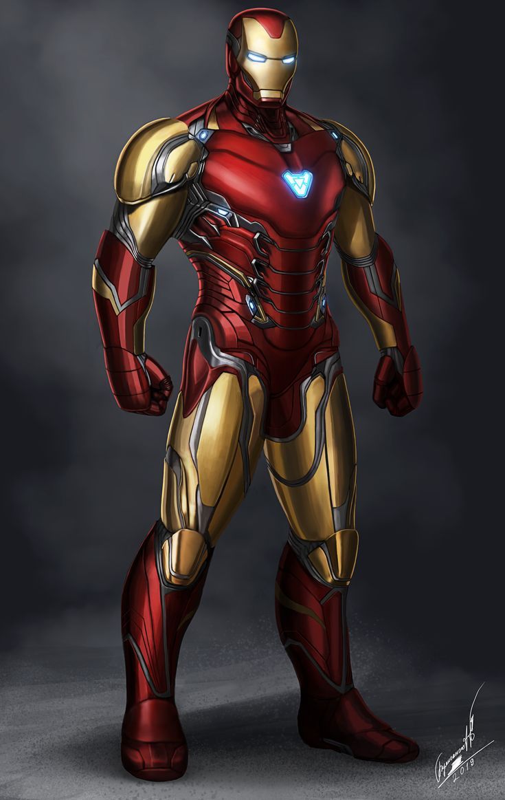 735x1163 Iron Man Mark Buyansanjaa Art