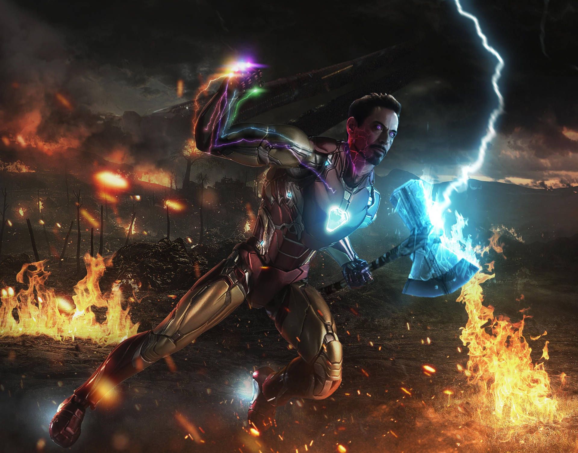 1920x1506 Download free Iron Man Mark 85 Overpowered Wallpaper