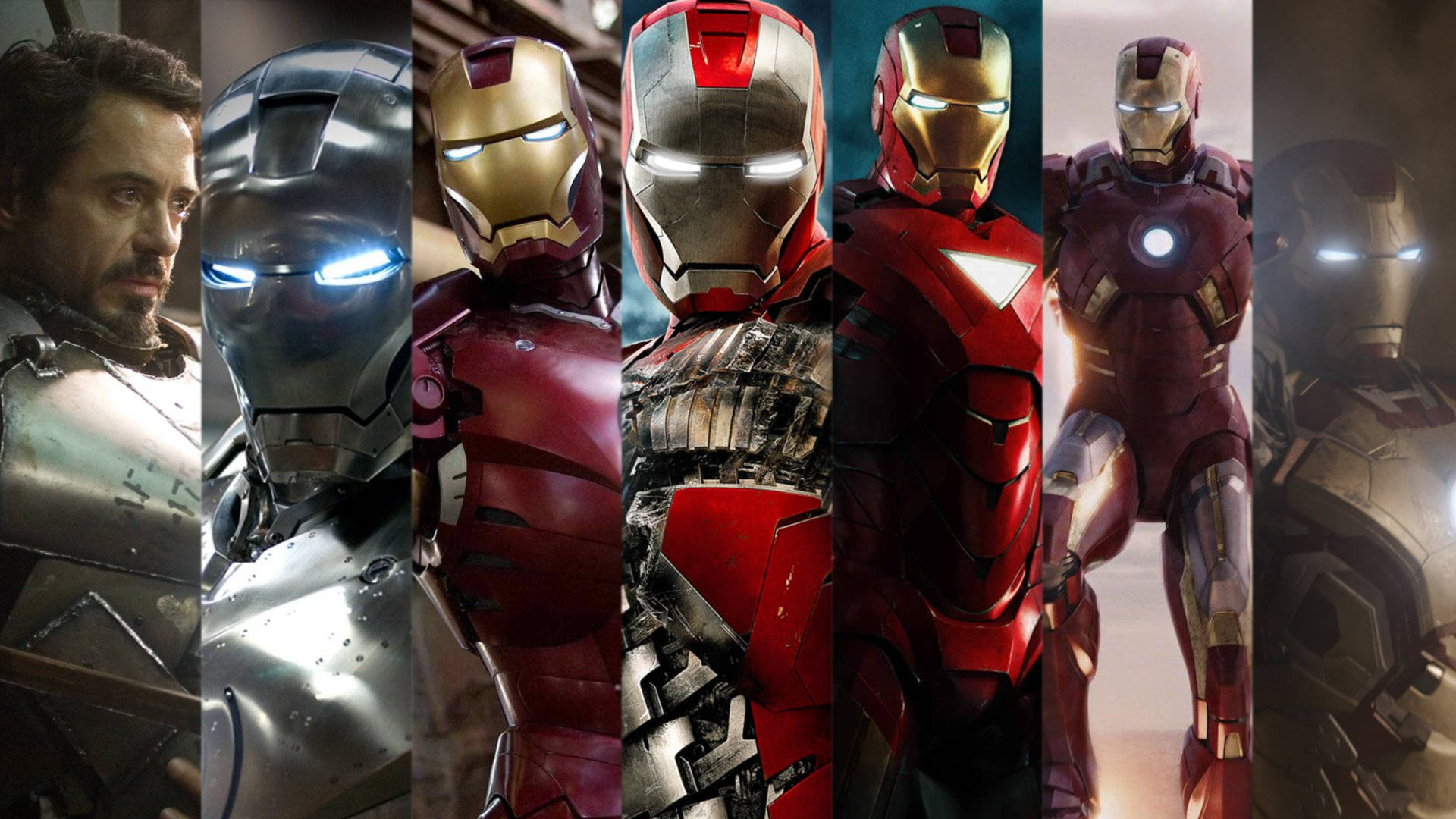 1920x1080 Download Iron Man Mark 85 And Predecessors Wallpaper