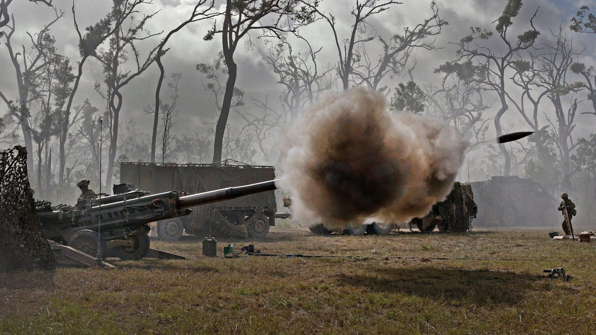 1920x1080 military, Australian Army, M777 howitzer, Australia Wallpaper HD / Desktop and Mobile Background