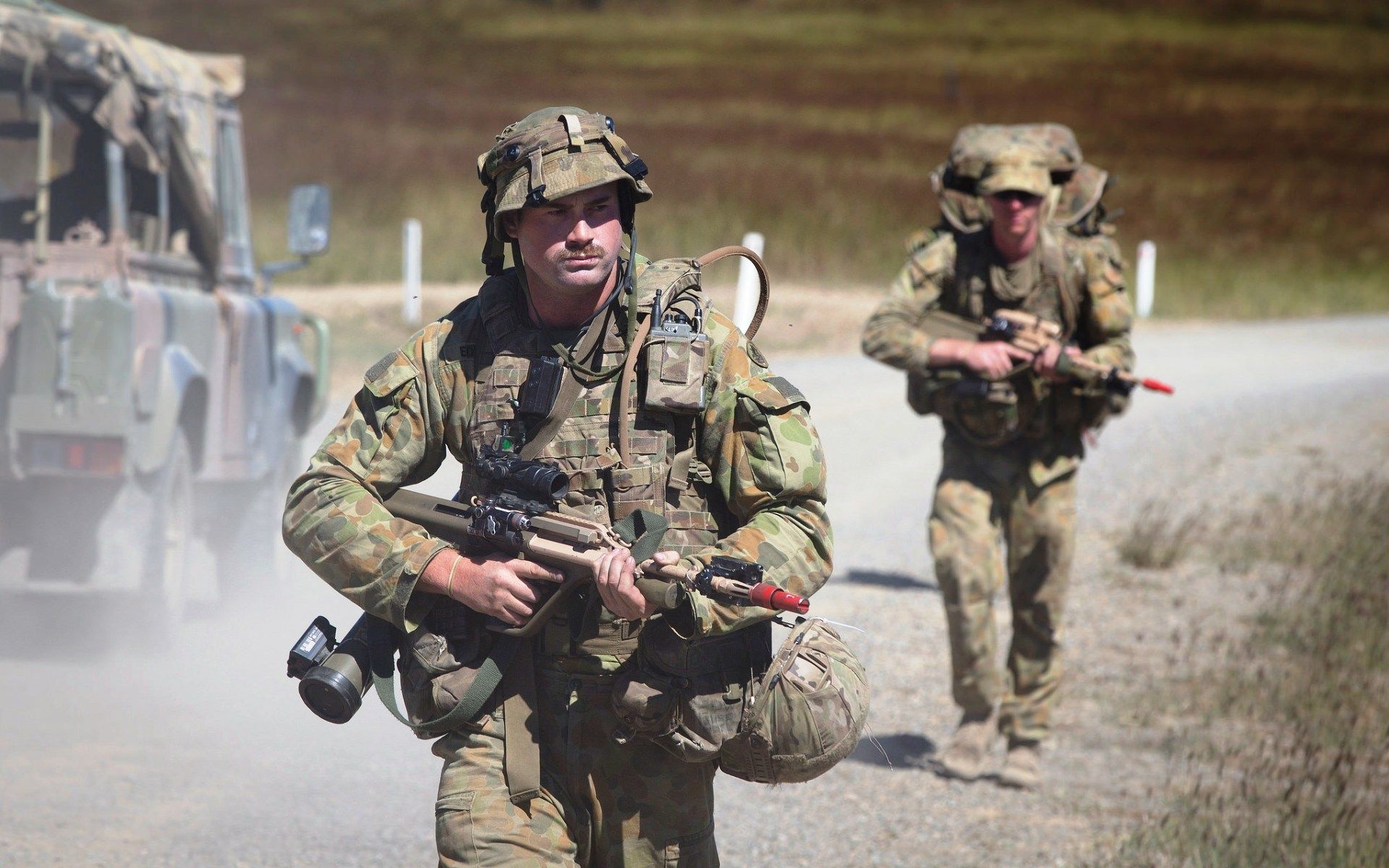 1920x1200 Wallpaper weapons, soldiers, Australian Army for mobile and desktop, section мужчины, resolution 1920x1200
