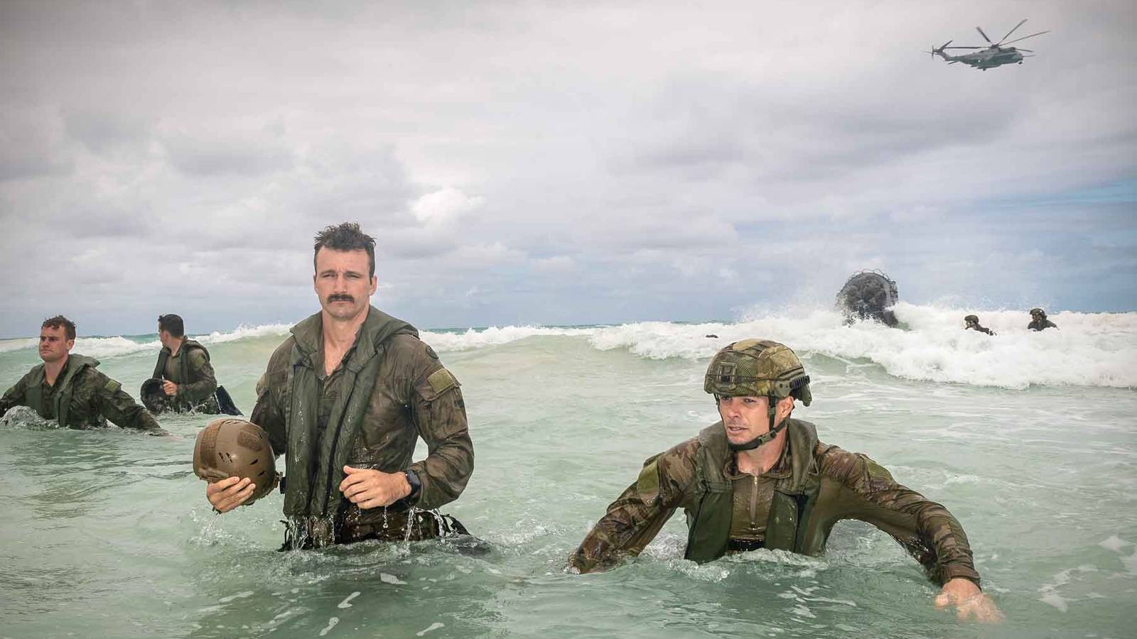 1600x900 This Week's Top Military Photo: Always Look Cool, Sipping Under