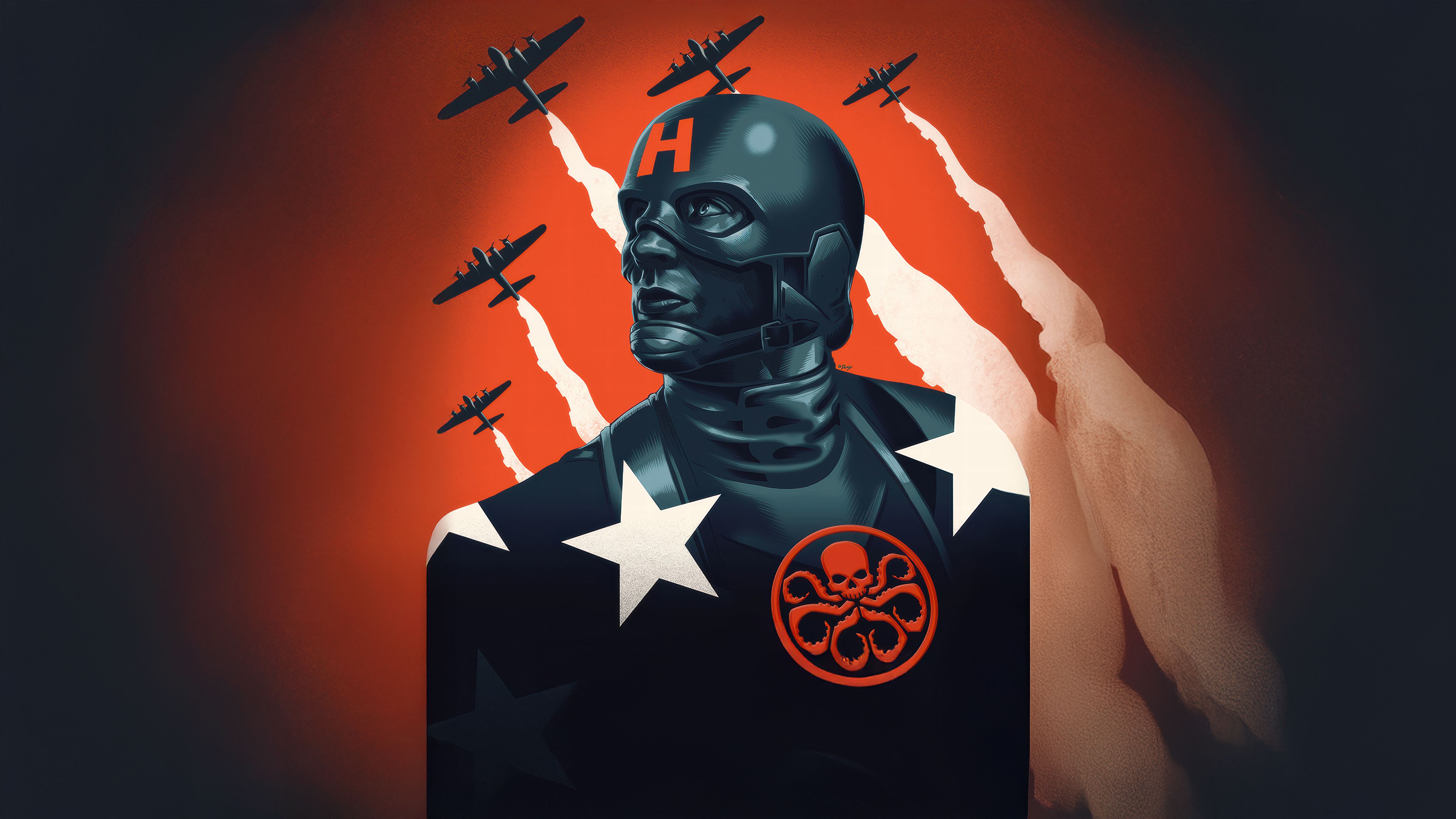 5120x2880 Captain Hydra Rises Wallpaper, HD Superheroes Wallpaper, 4k Wallpaper, Image, Background, Photos and Picture