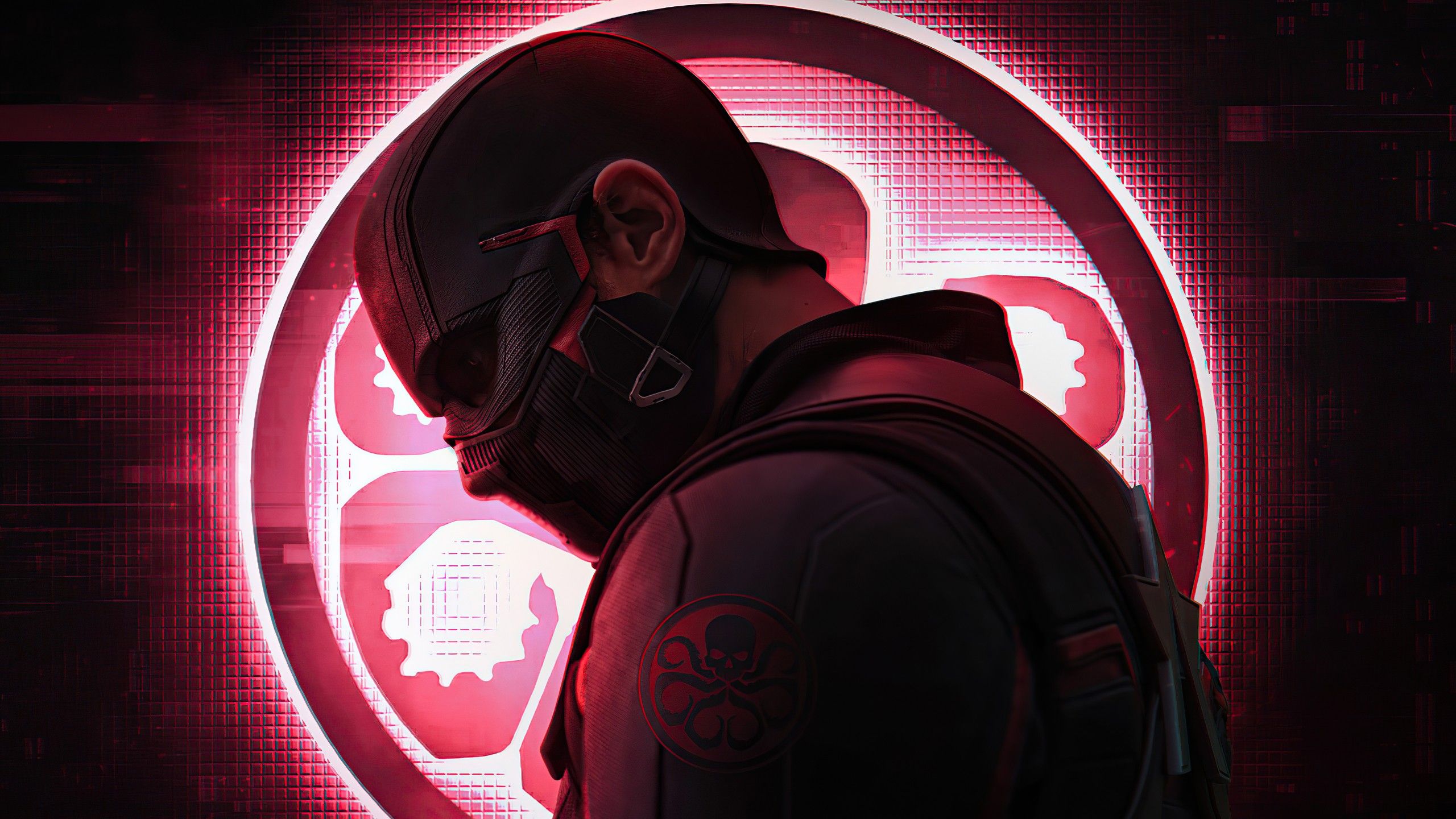 2560x1440 Hero Captain Hydra 4K 5K HD Superheroes Wallpaper