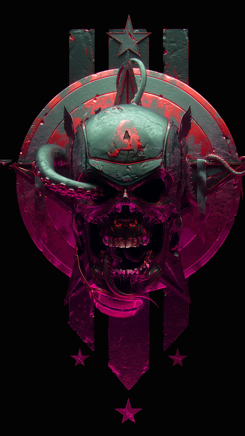 800x1422 Hail Hydra - America, Captian, Hail, Spizak, avengers, horror, hydra, marvel, HD phone wallpaper