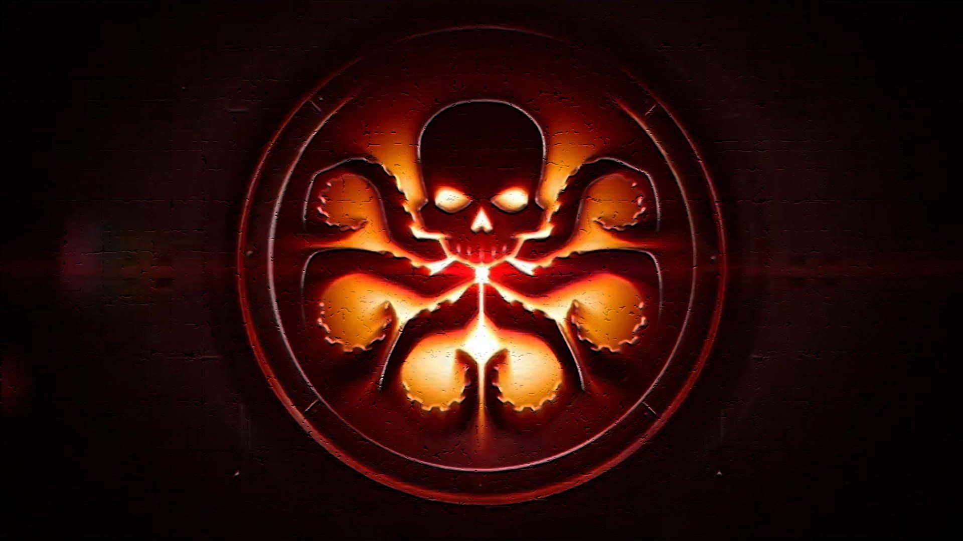 1920x1080 HD Wallpaper: Hydra Symbol from Captain America: The Winter Soldierx1080