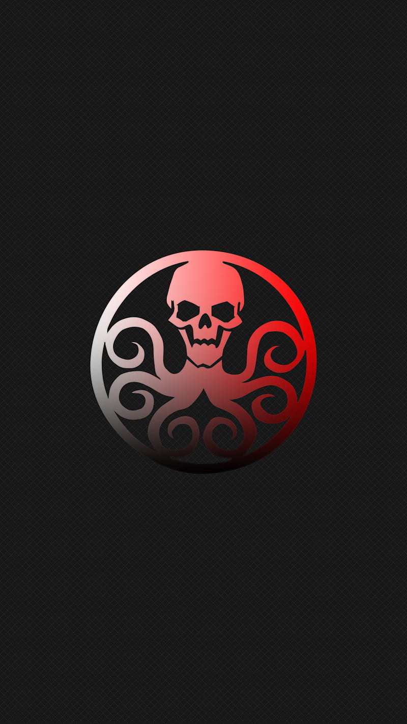 800x1422 HYDRA, america, capt, captain, comic, gray, marvel, new, red, skull, villain, HD phone wallpaper