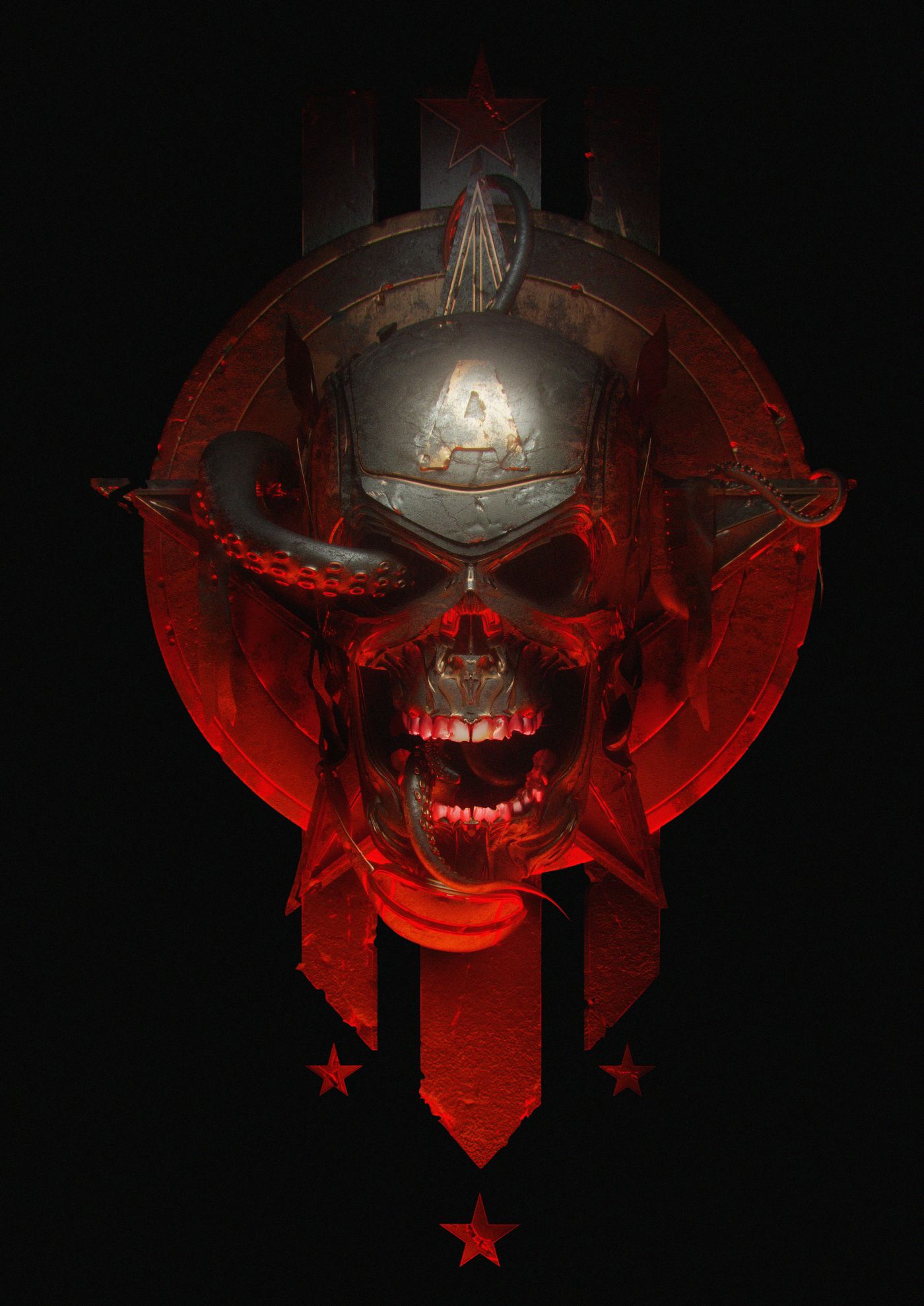 1400x1979 Hail Hydra (4). Image - Behance