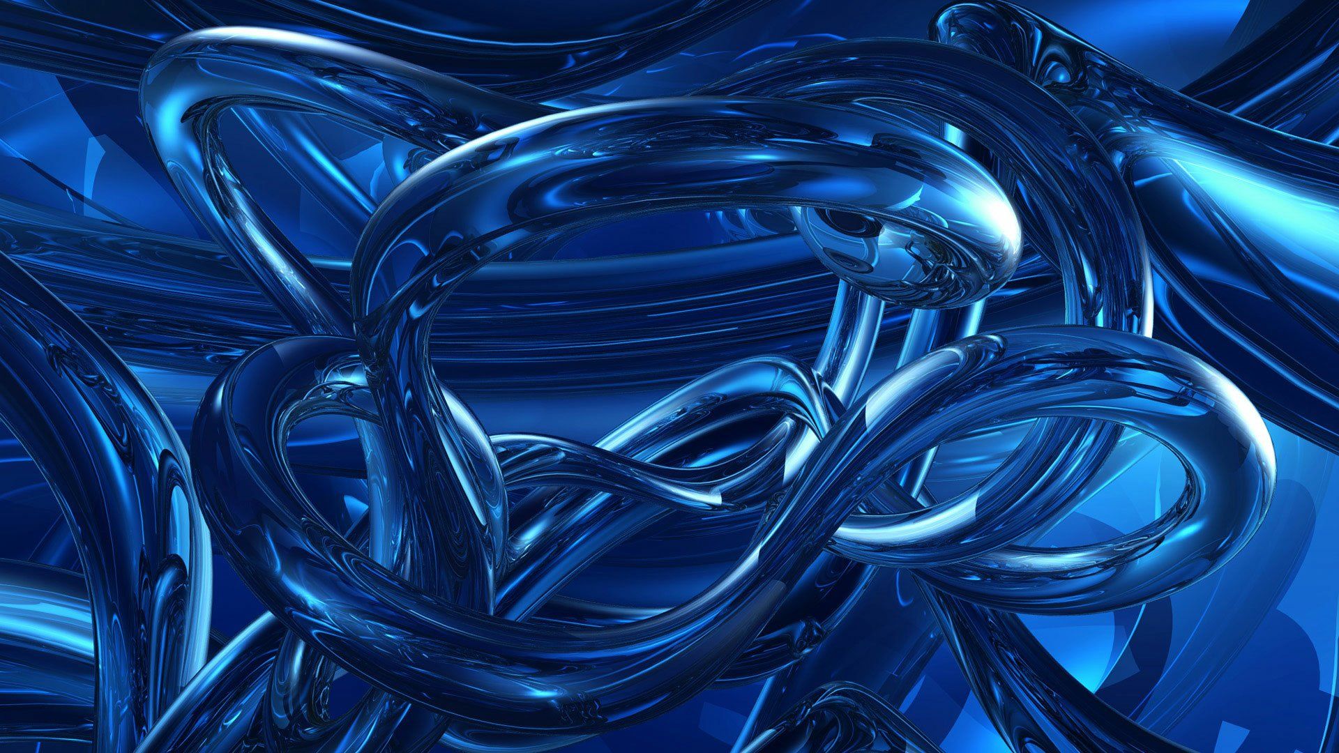 1920x1080 HD Blue Abstract Waves: A Stunning Visual Flowx1080