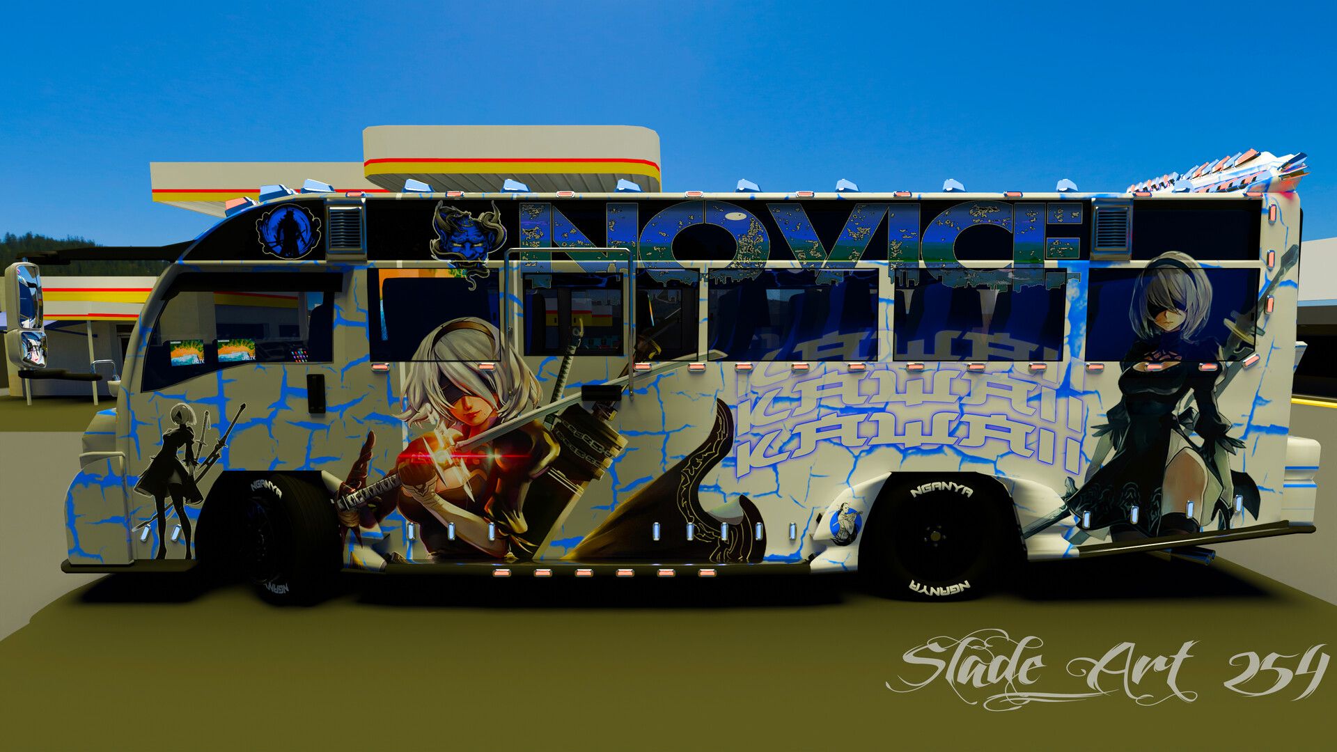 1920x1080 Renders of Matatu 3D models