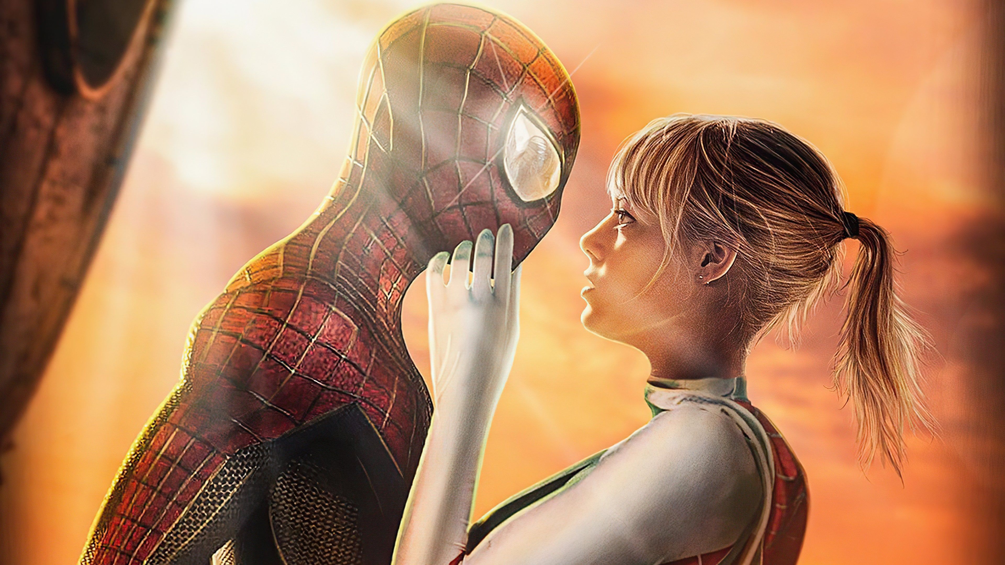3840x2160 Spider Man and Gwen Stacy Wallpaper 4K for Desktop