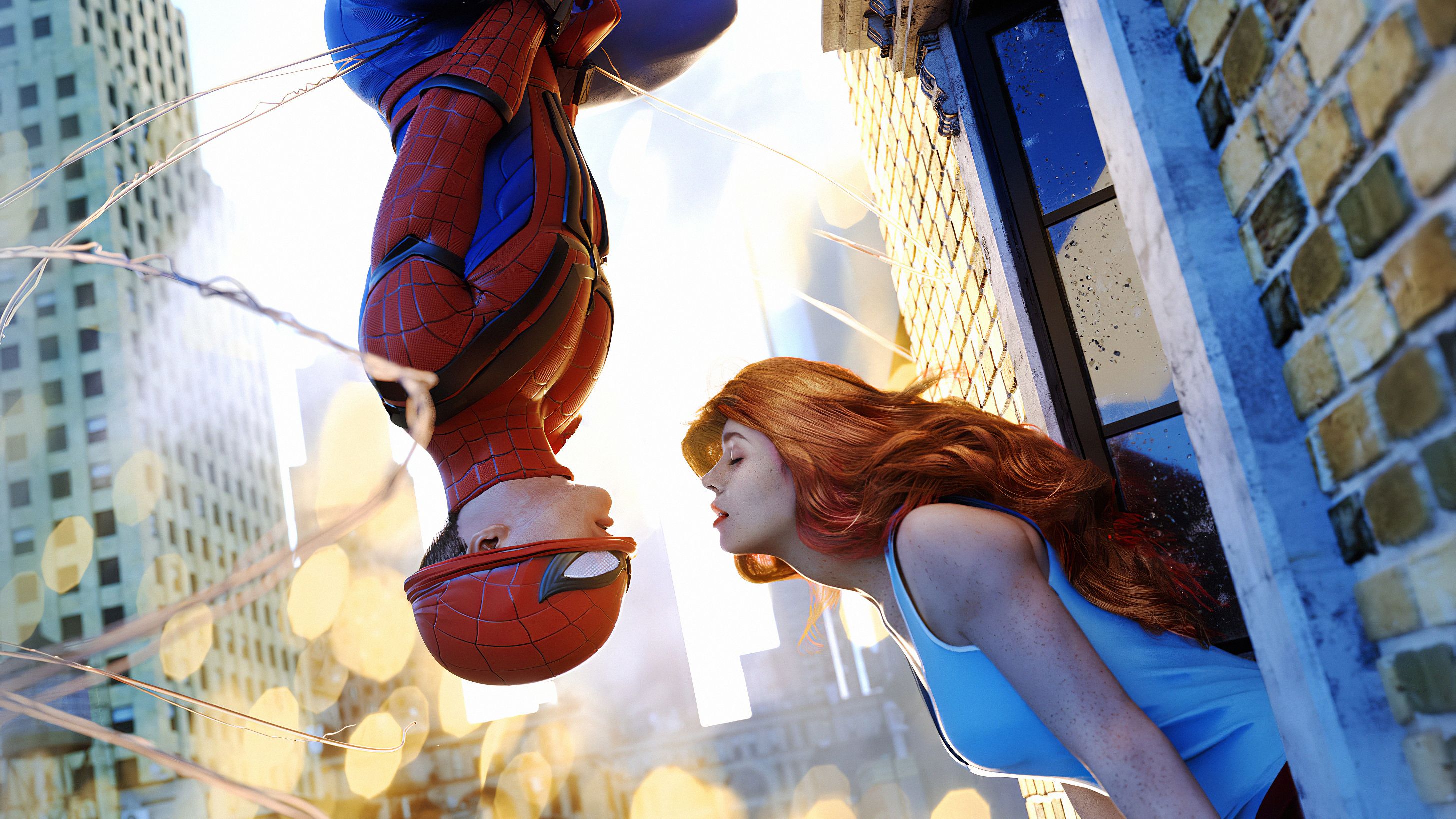2912x1638 Spider Man And Gwen Wallpaper, HD Superheroes Wallpaper, 4k Wallpaper, Image, Background, Photos and Picture