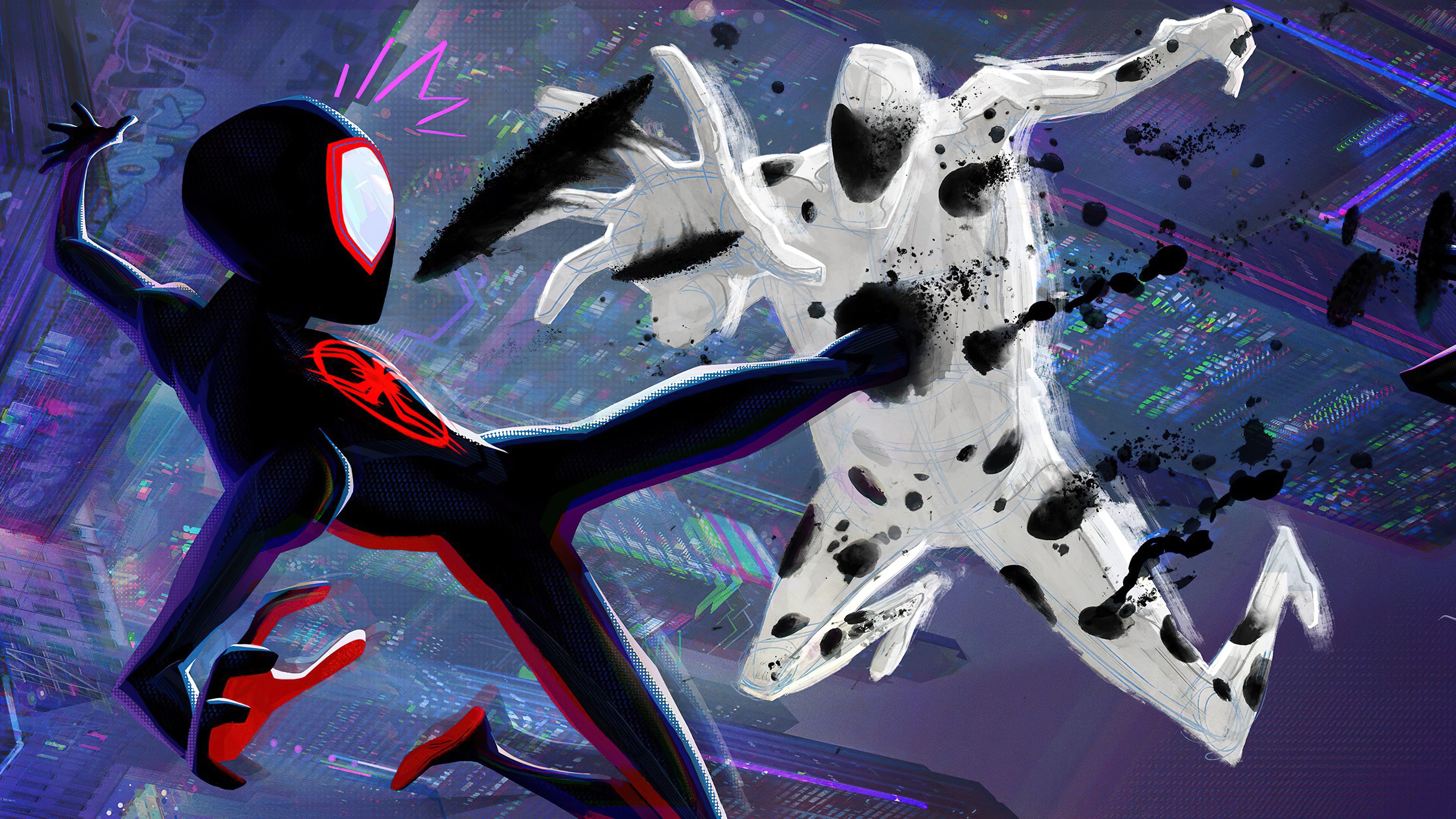3840x2160 Spider Man: Across The Spider Verse Wallpaper 4K, Boss Fight, Spider Gwen
