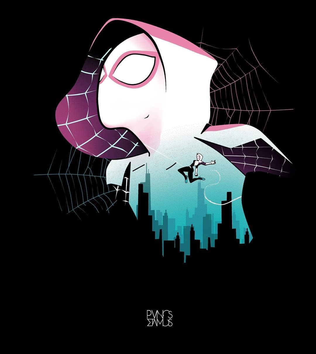 1080x1210 Spider Gwen Artwork
