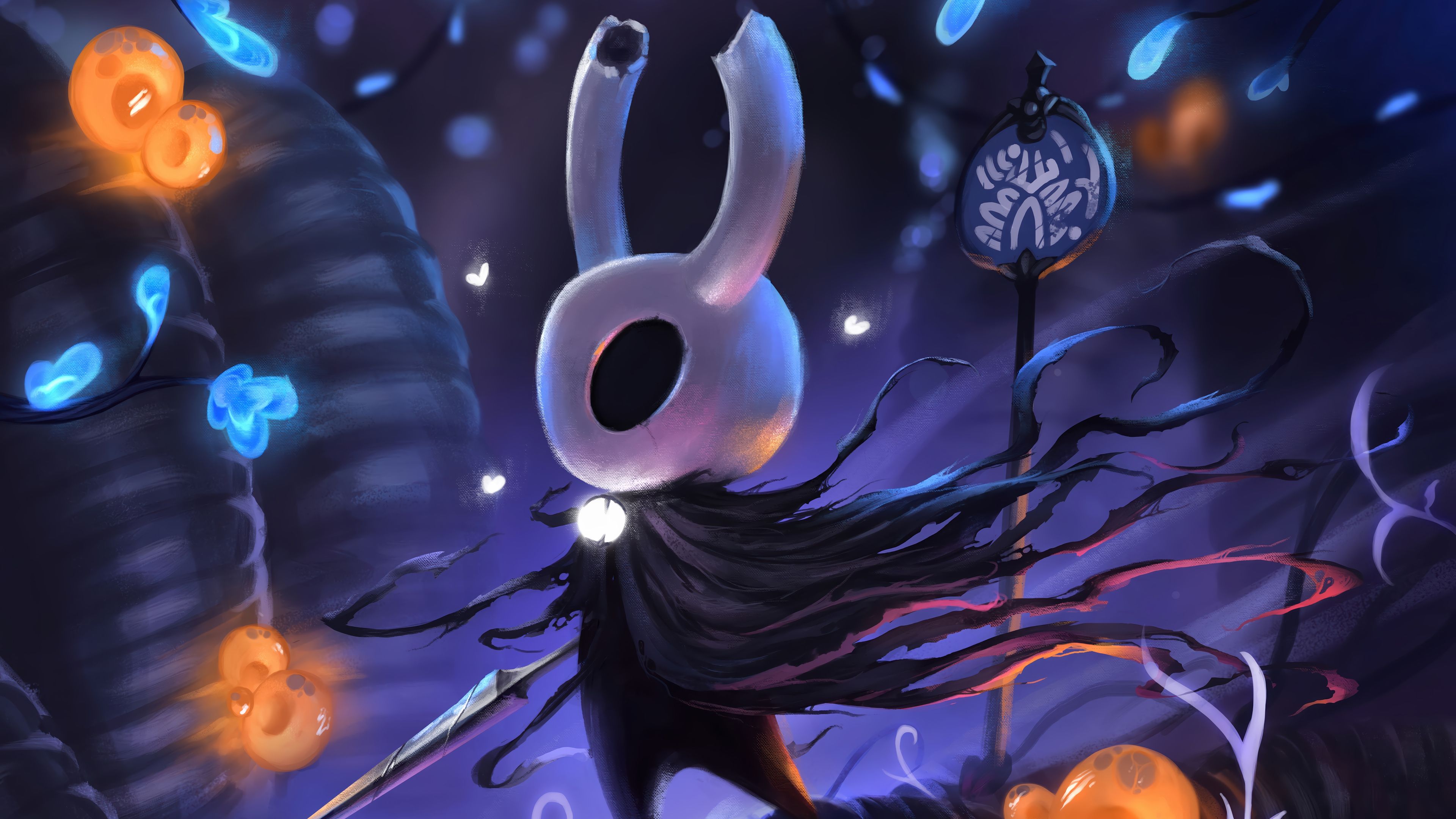3840x2160 Hollow Knight Game Art Wallpaper 4K HD PC
