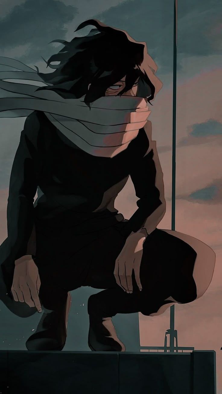 736x1308 Wallpaper My Hero Academia.. Shota Aizawa