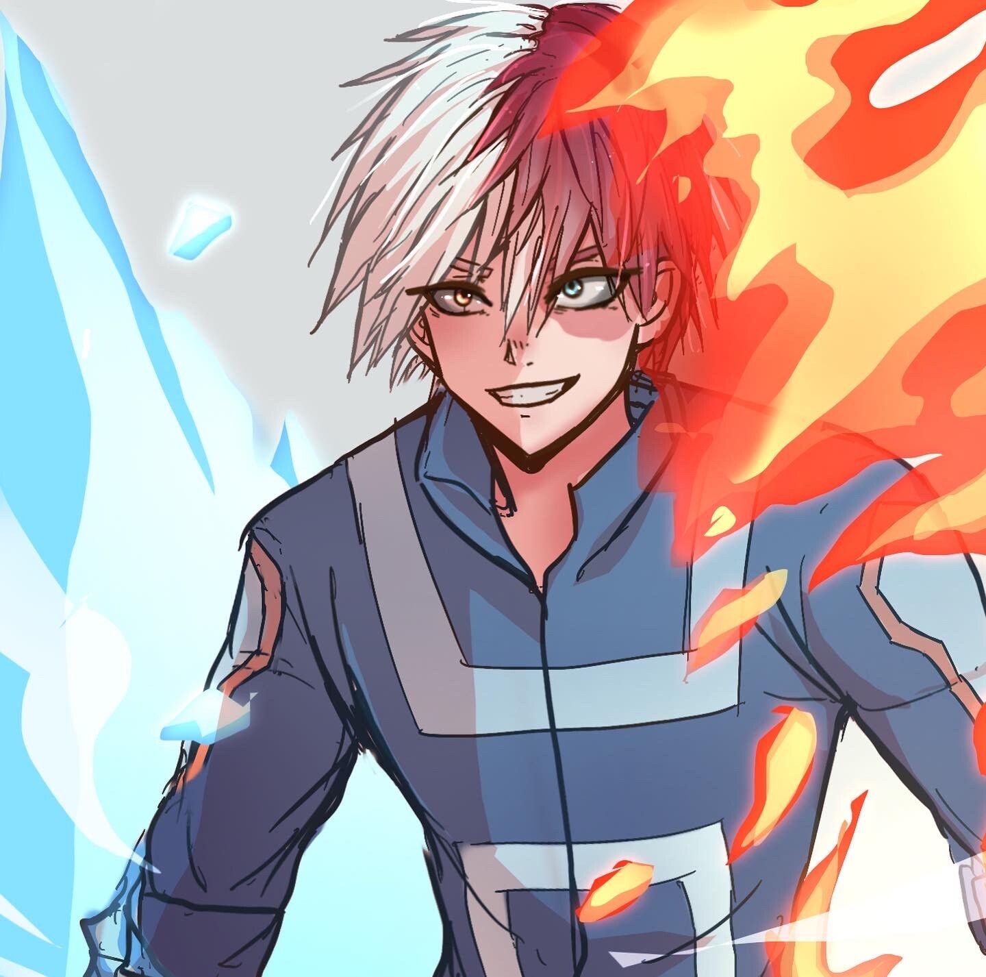 1440x1426 Todoroki Shota Fanart