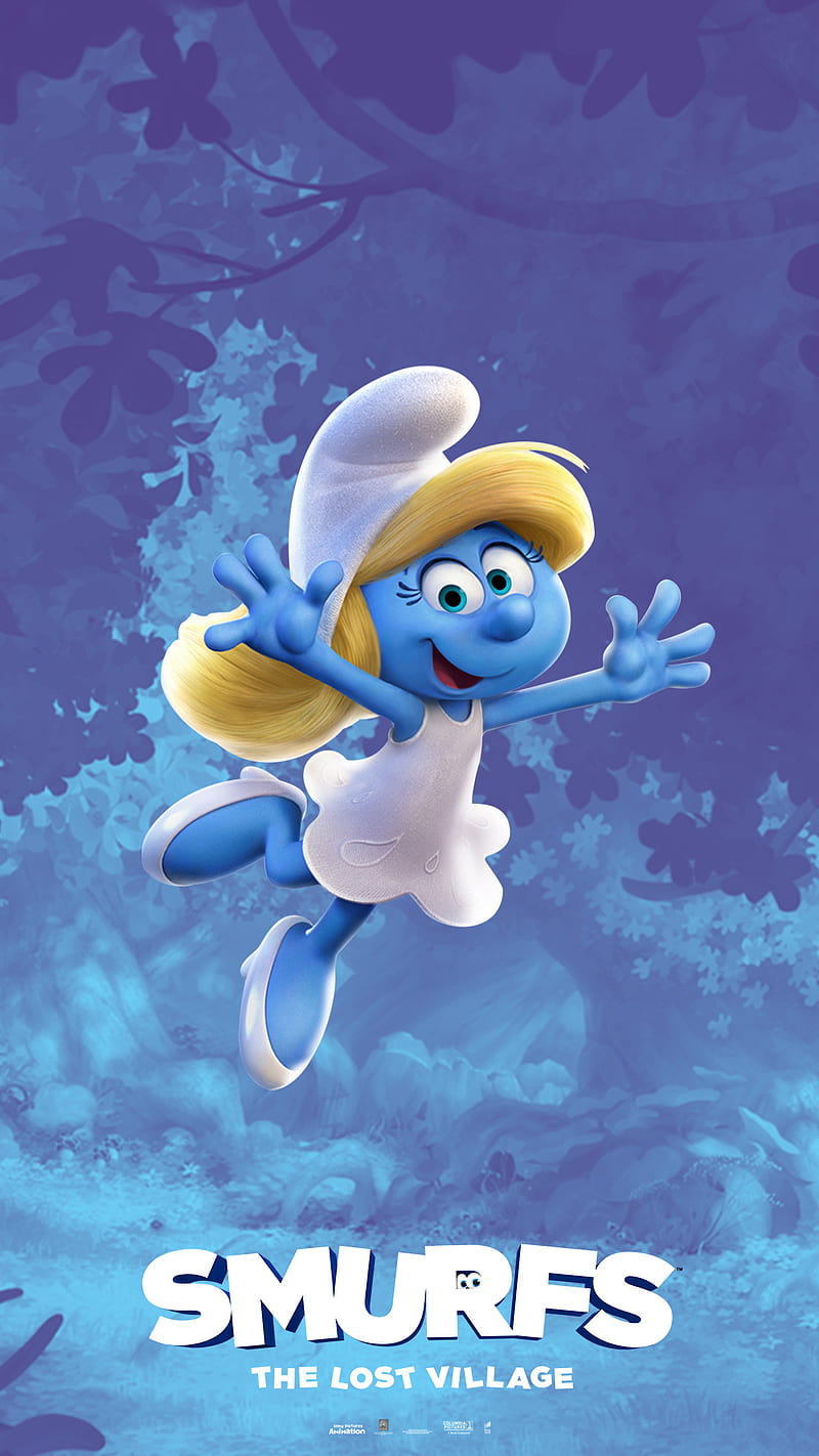 800x1422 Smurfette, smurf, cartoon, show, kids, television, tv, HD wallpaper