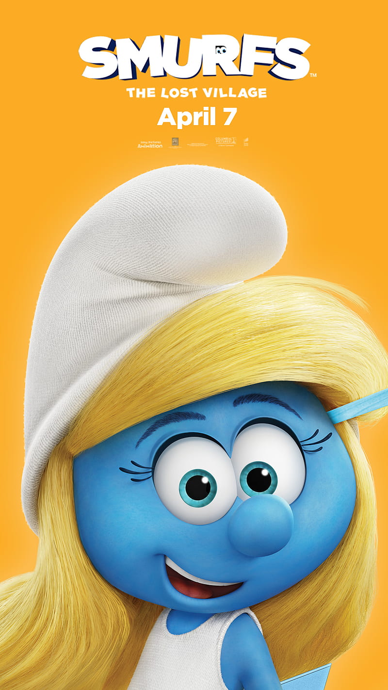800x1422 Smurfette, smurf, cartoon, show, kids, television, tv, HD phone wallpaper