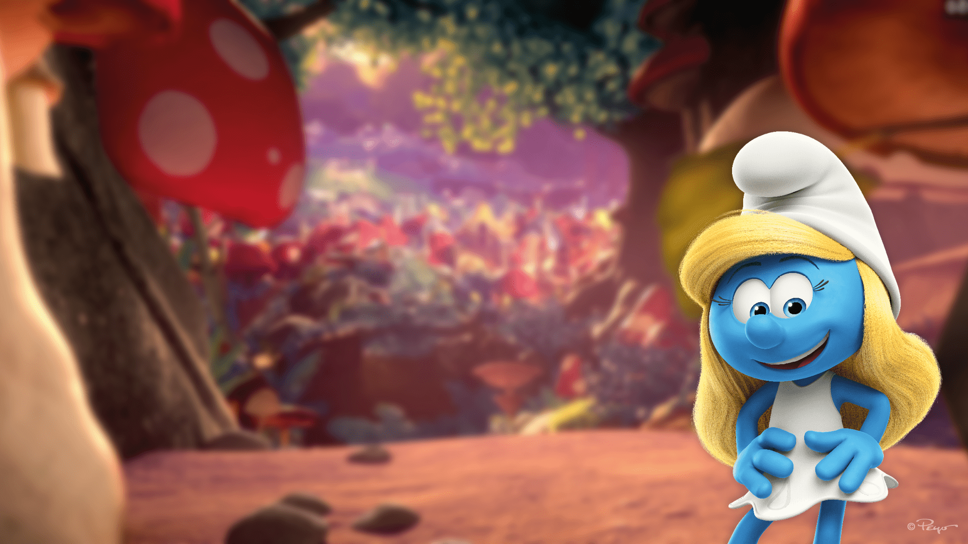 1920x1080 Smurftacular Zoom Background