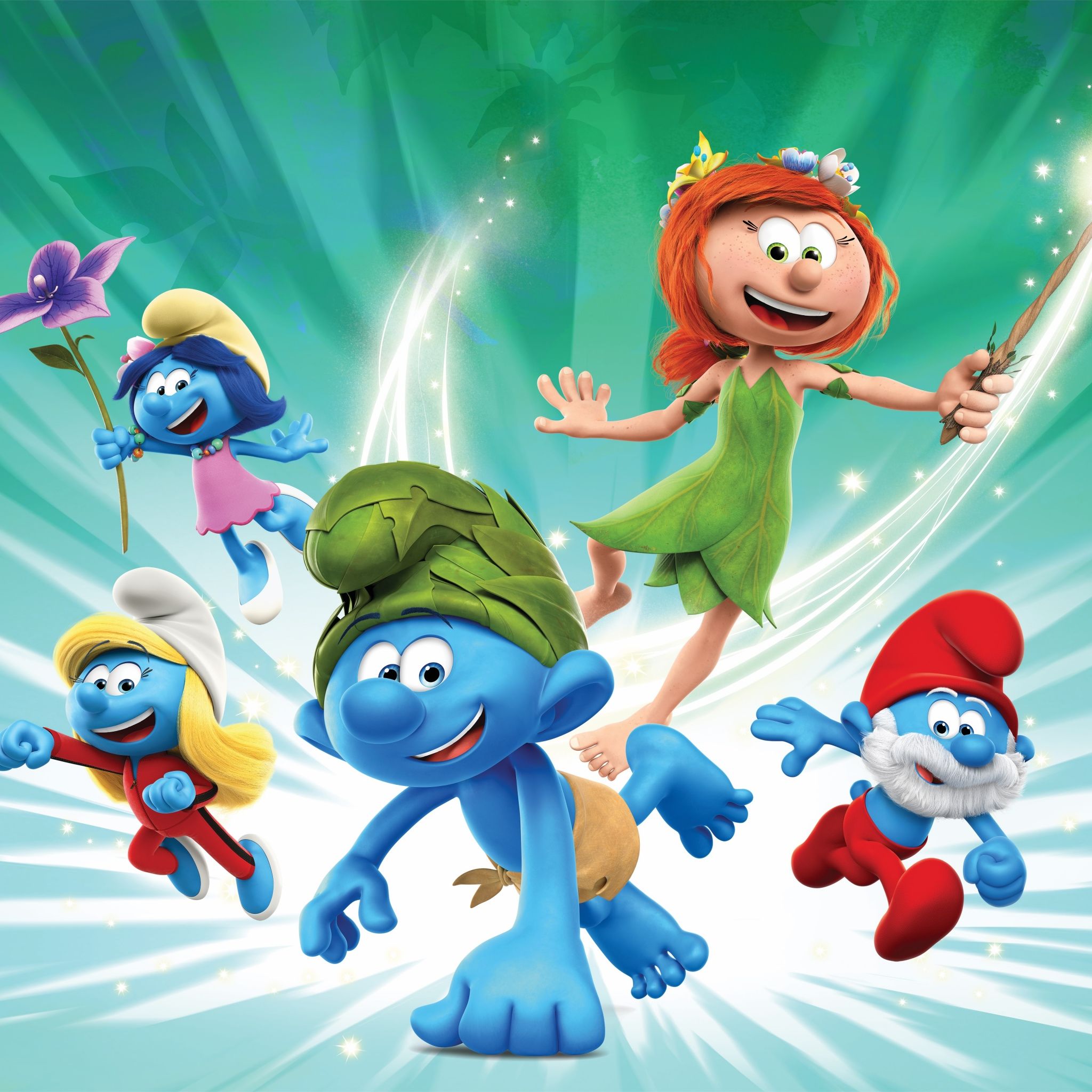 2048x2048 The Smurfs Wallpaper 4K, TV series, Animated series, 5K