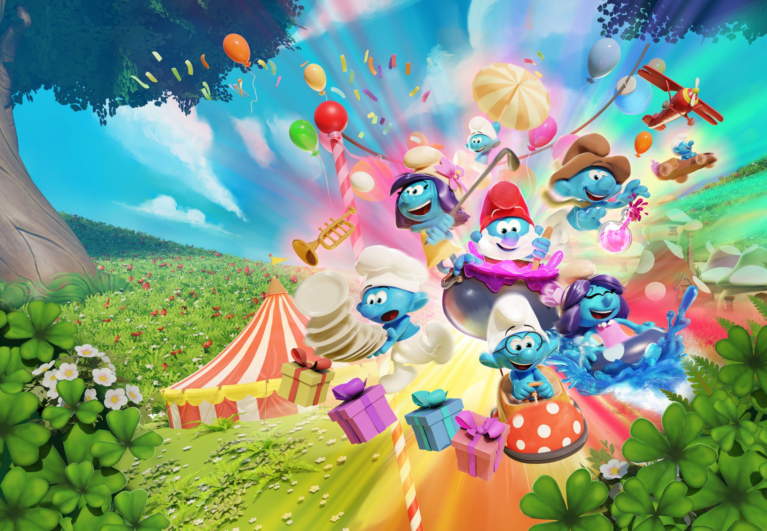 2560x1773 Smurfs Village Party