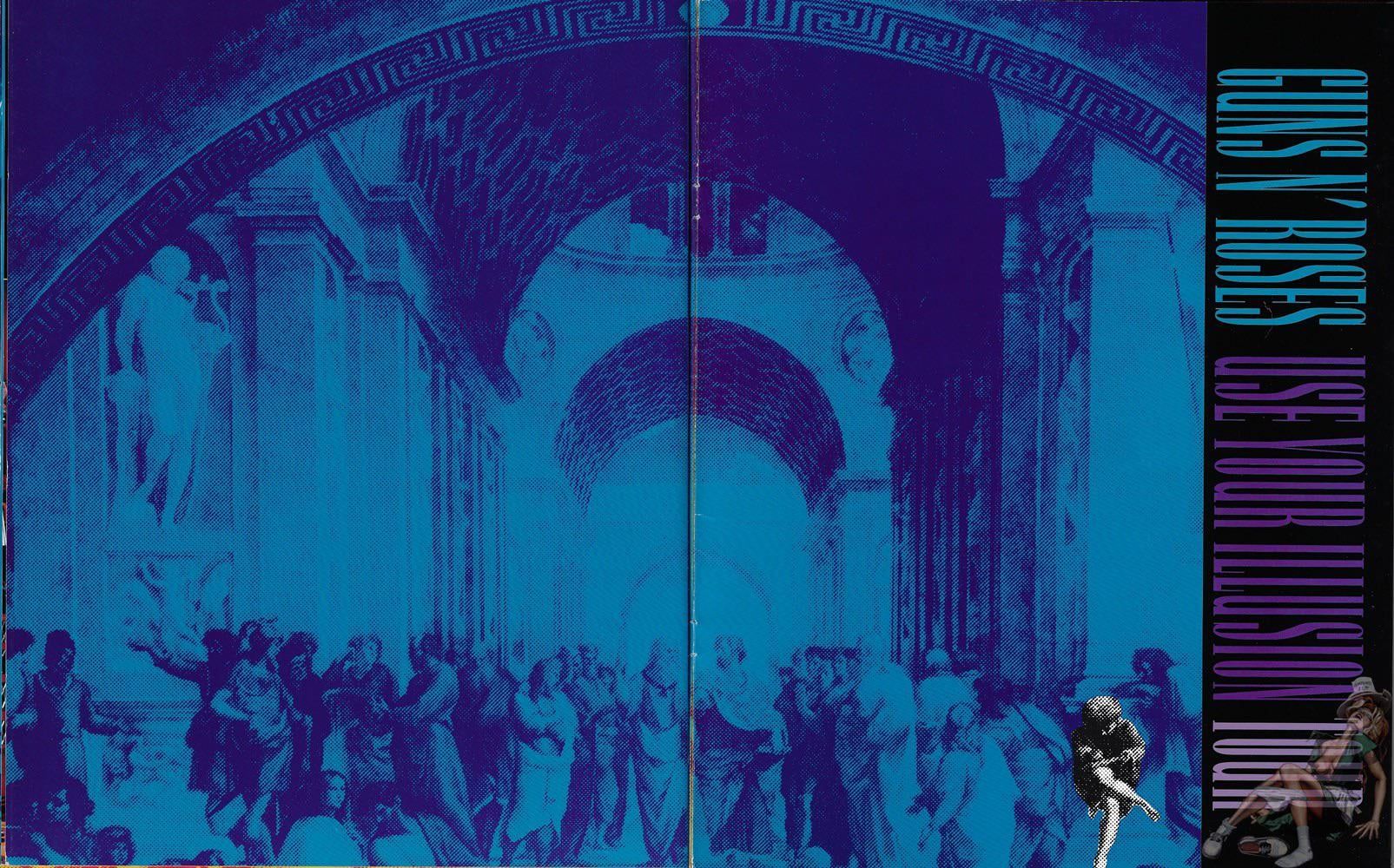 1605x1000 School Of Athens / Use Your Illusion Full Poster (Looking for better quality image of the boxset cover art)