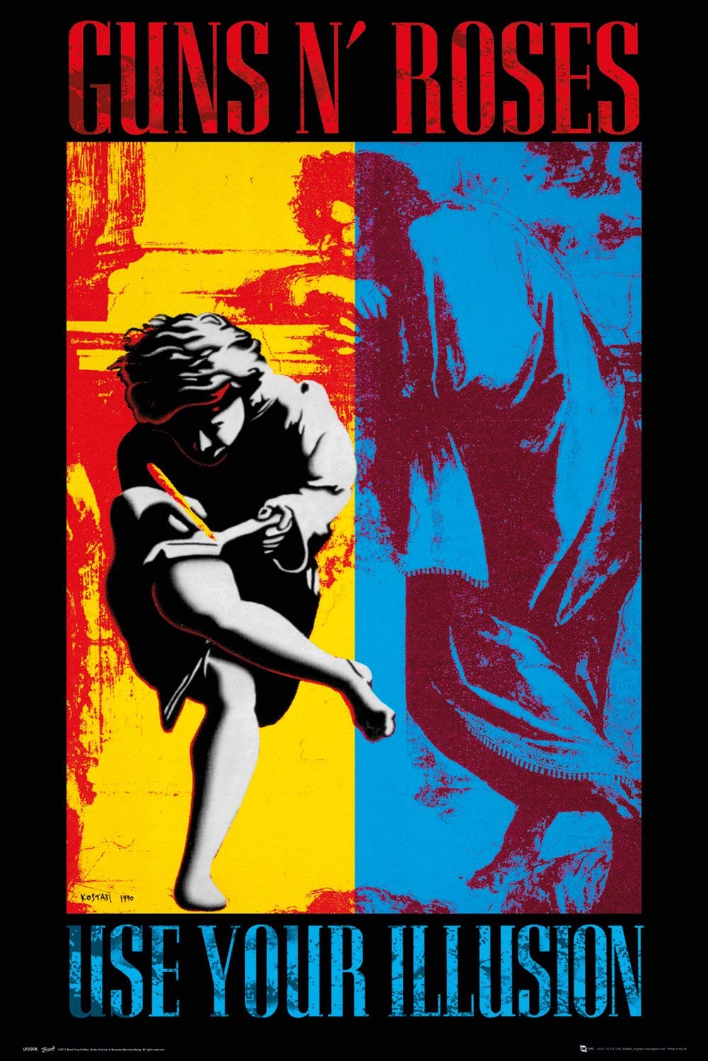 1000x1499 Guns N Roses Your Illusion Music Poster (24 x 36 inches) : Amazon.ca: Home
