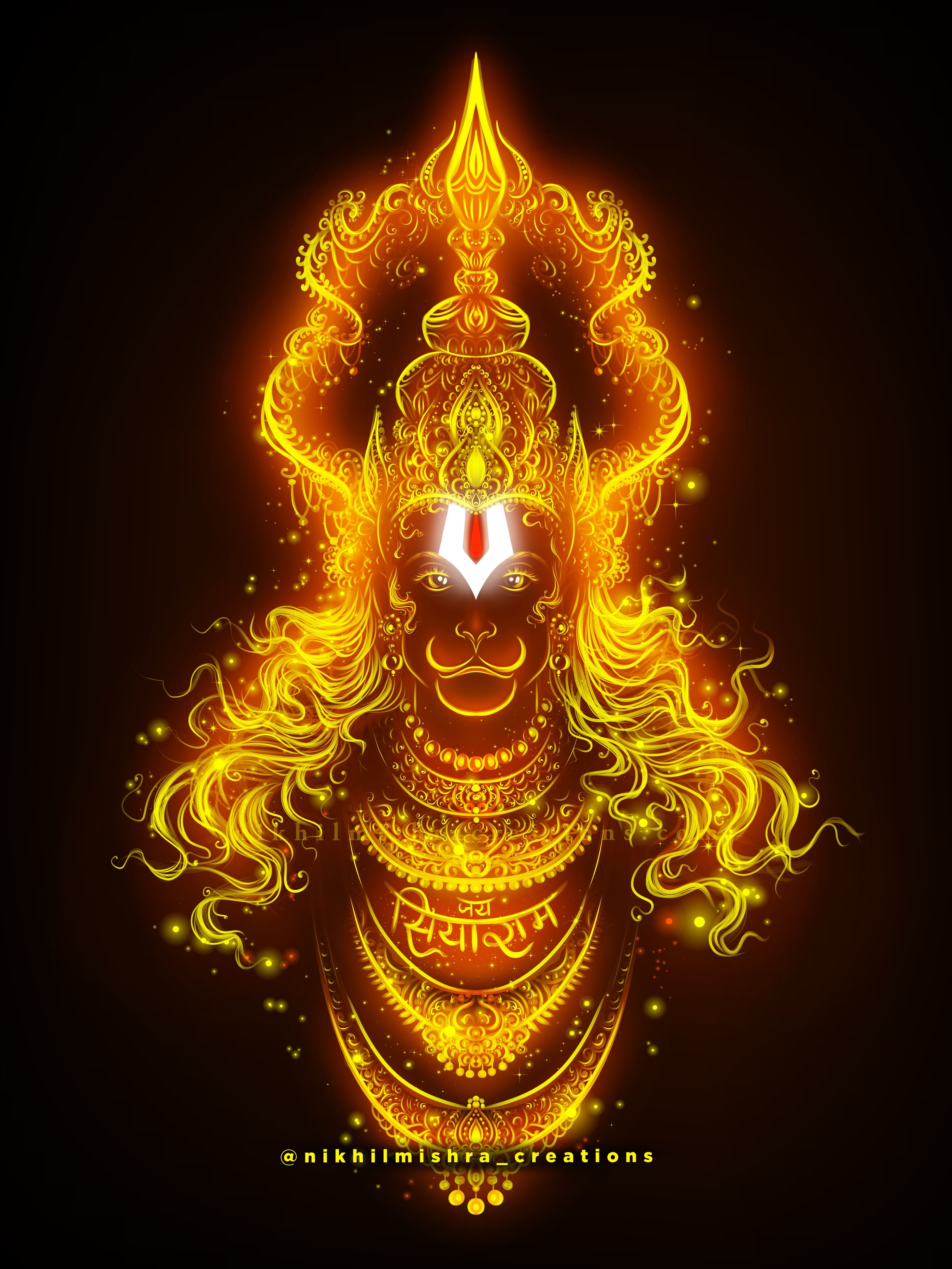 4050x5400 Shri Hanuman ji Digital art