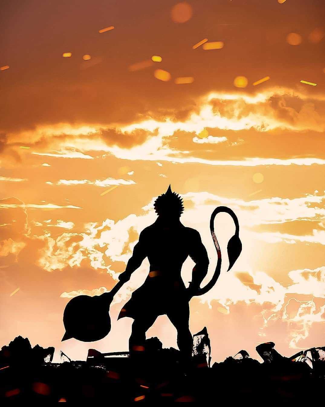1075x1344 Shri Balaji Hanuman with Gada Image