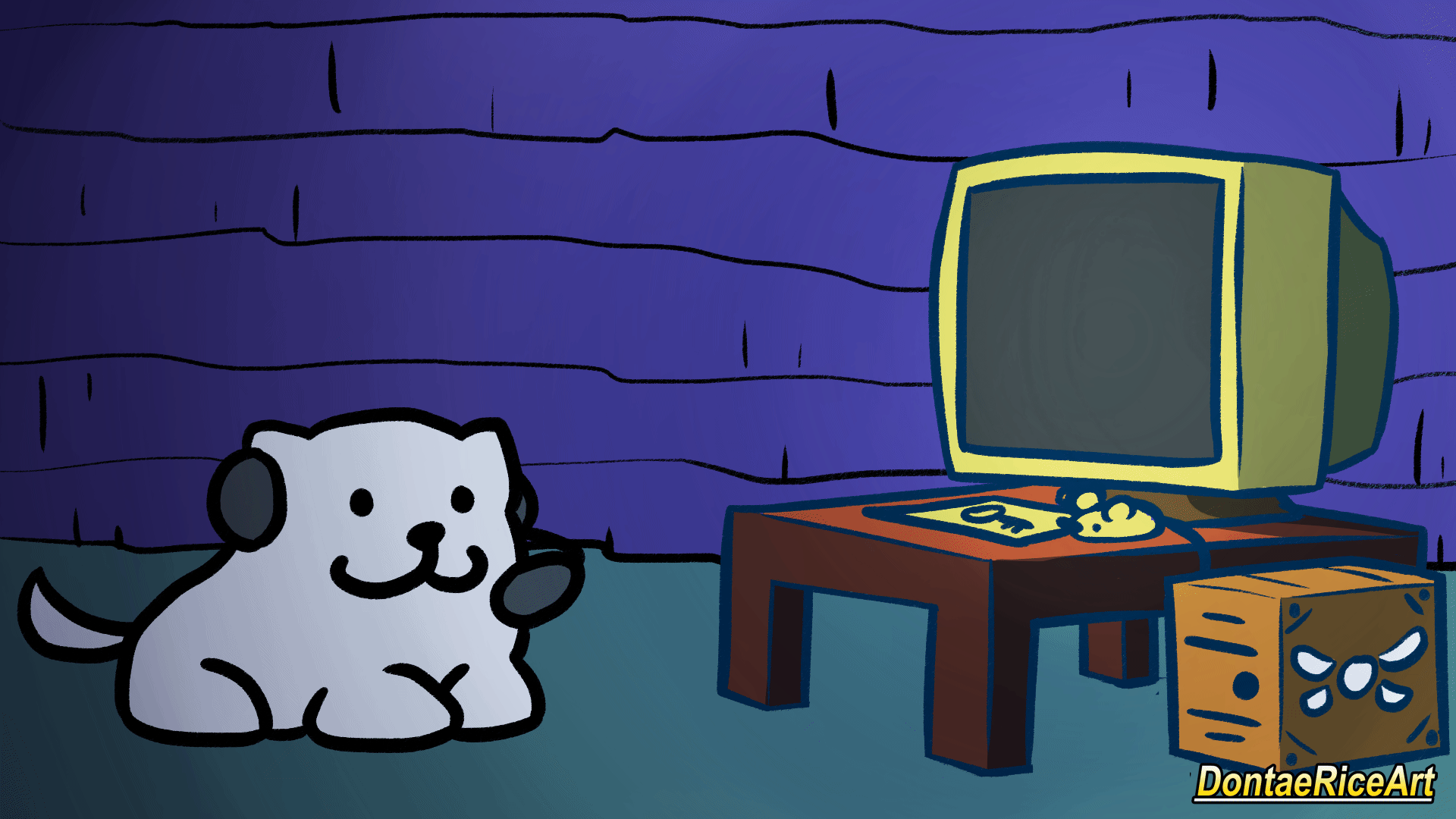 1920x1080 A Birthday gift for Toby Fox! :D
