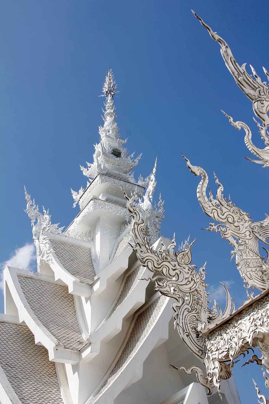 910x1365 Wat rong khun white temple 1080P, 2K, 4K, 5K HD wallpaper free download