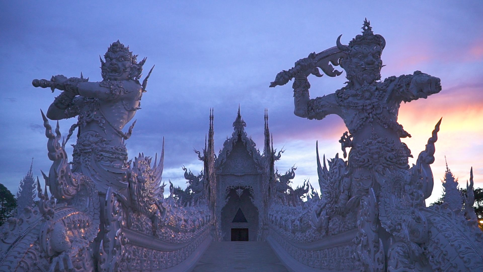 1920x1080 The architectural wonders of Thailand's White Temple
