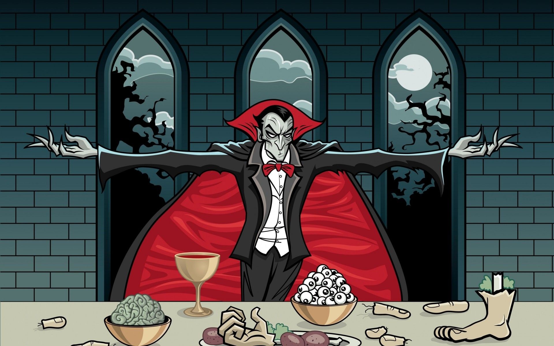 1920x1200 Dracula wallpaper on telephone