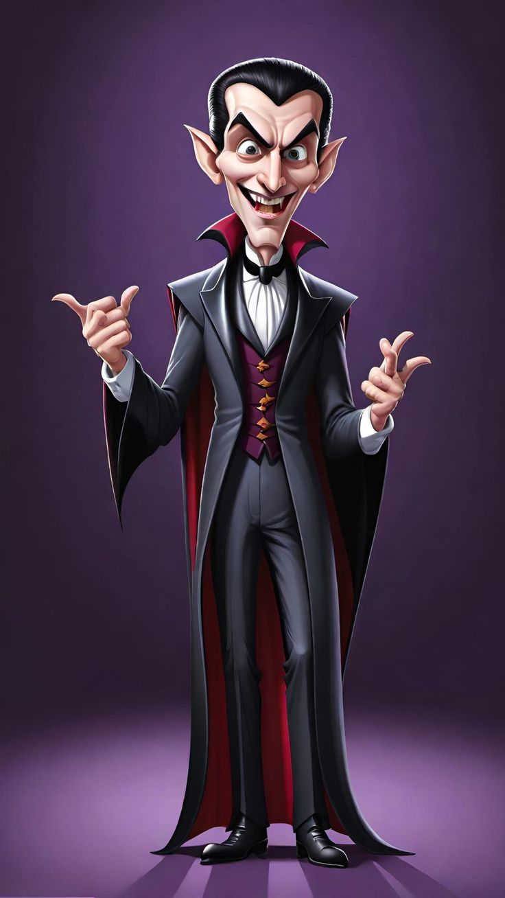 736x1308 Count Dracula Wallpaper Digital Art Design