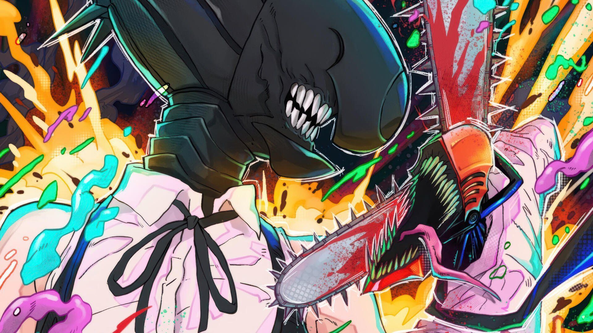 1920x1080 Chainsaw Man: 4K Ultra HD Carnage Wallpaperx2160