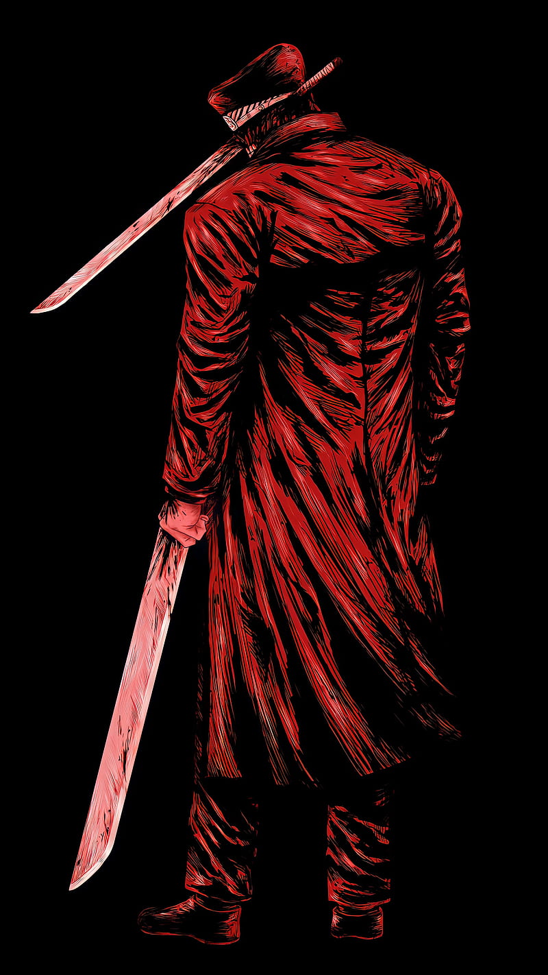 800x1422 Chainsaw man, manga, chainsawman, samurai sword, anime, HD phone wallpaper