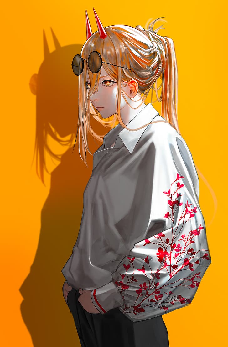 728x1110 HD wallpaper: anime, Power (Chainsaw Man)