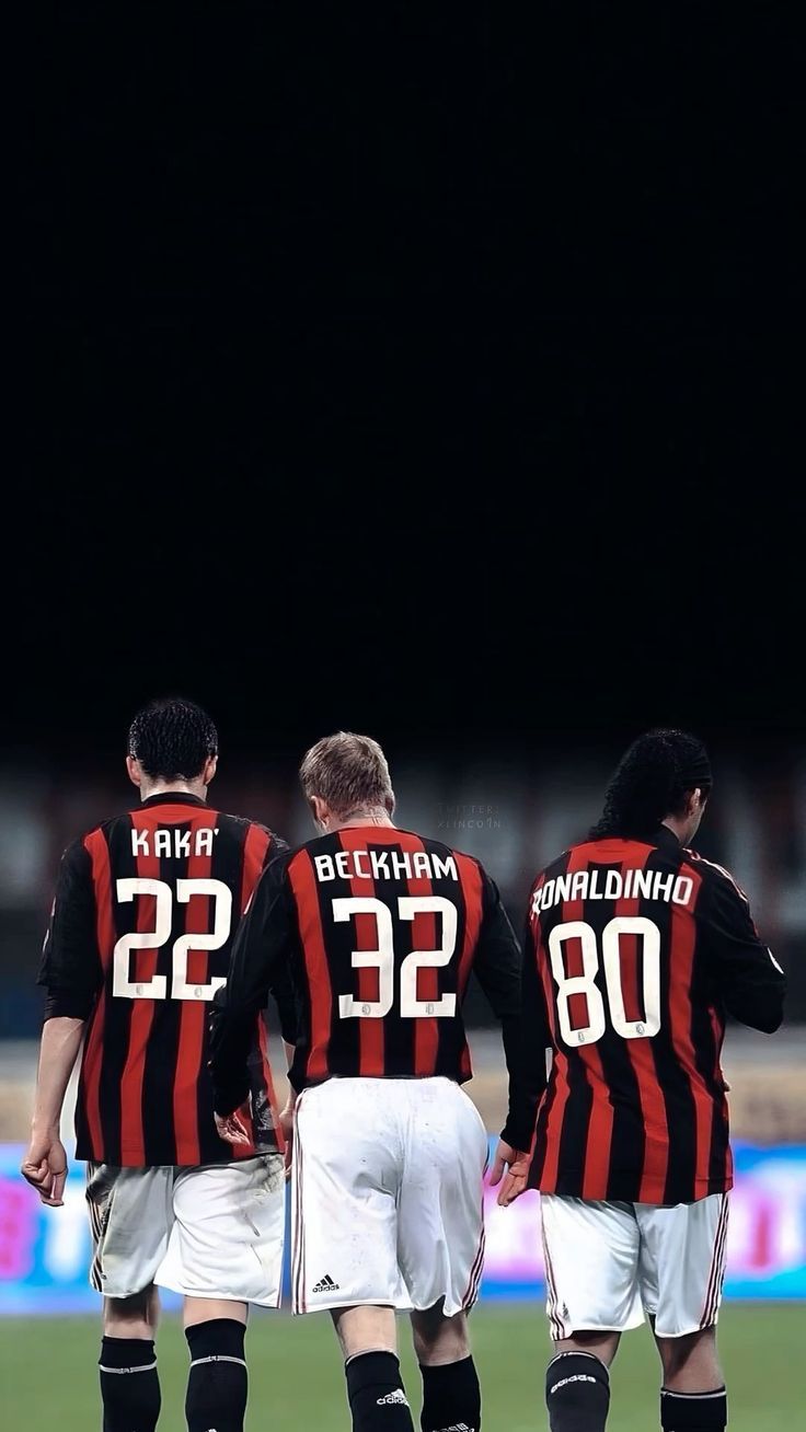 736x1308 ac #milan #acm #ronaldinho #kaka #beckham