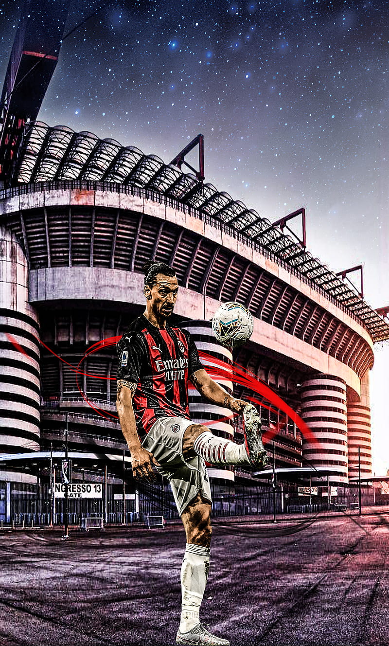 800x1328 Zlatan, ac milan, football, italy, sweden, HD phone wallpaper