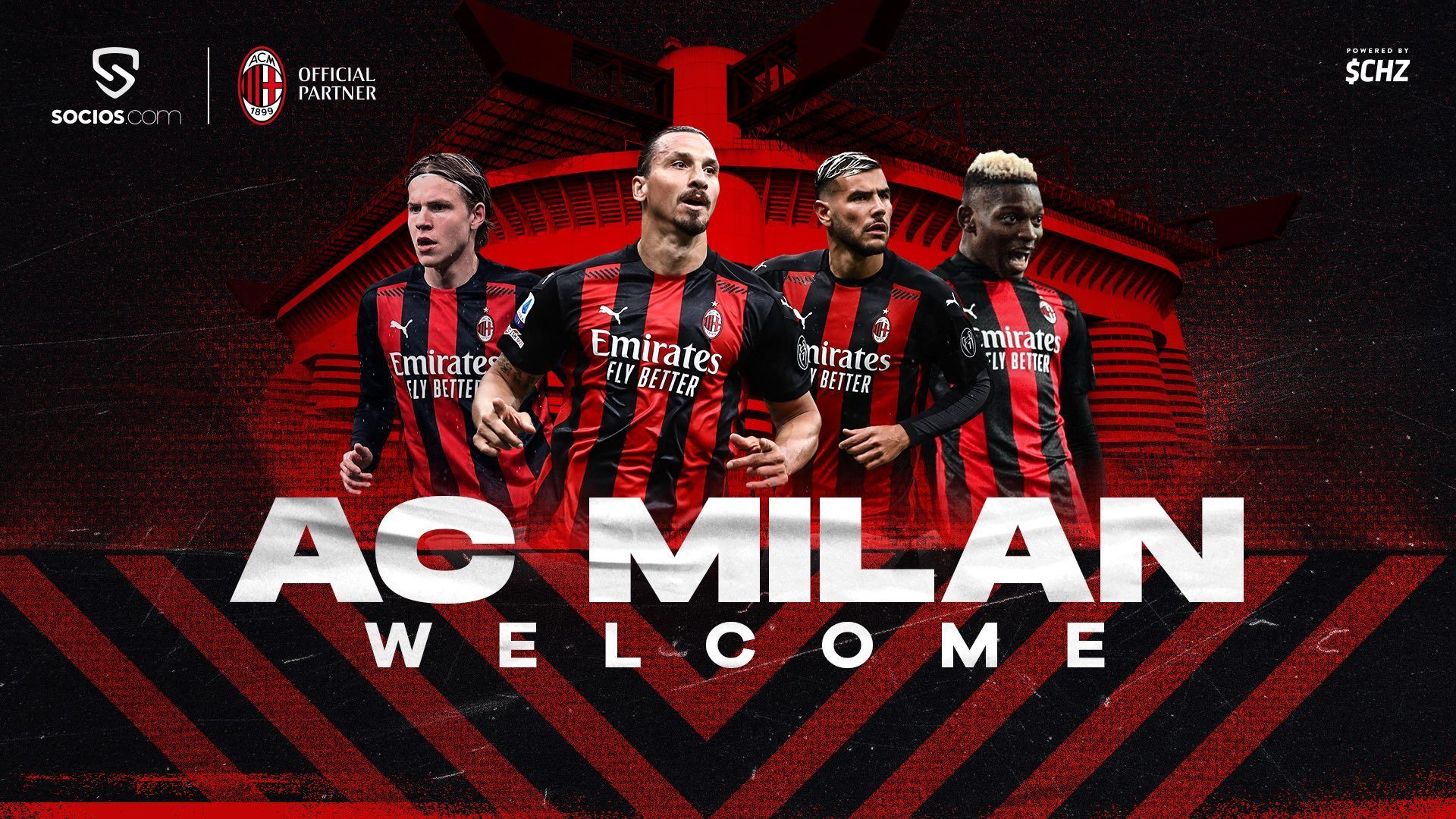 1920x1080 AC Milan 2021 Wallpaper