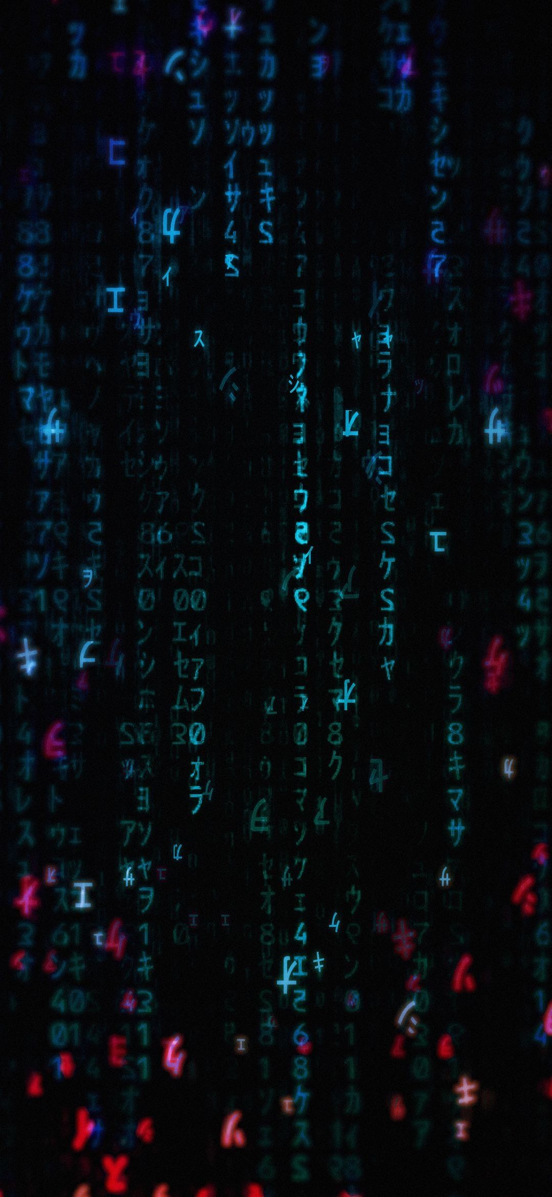 1080x2340 Random amoled code matrix wallpaper. (More from Link Below)
