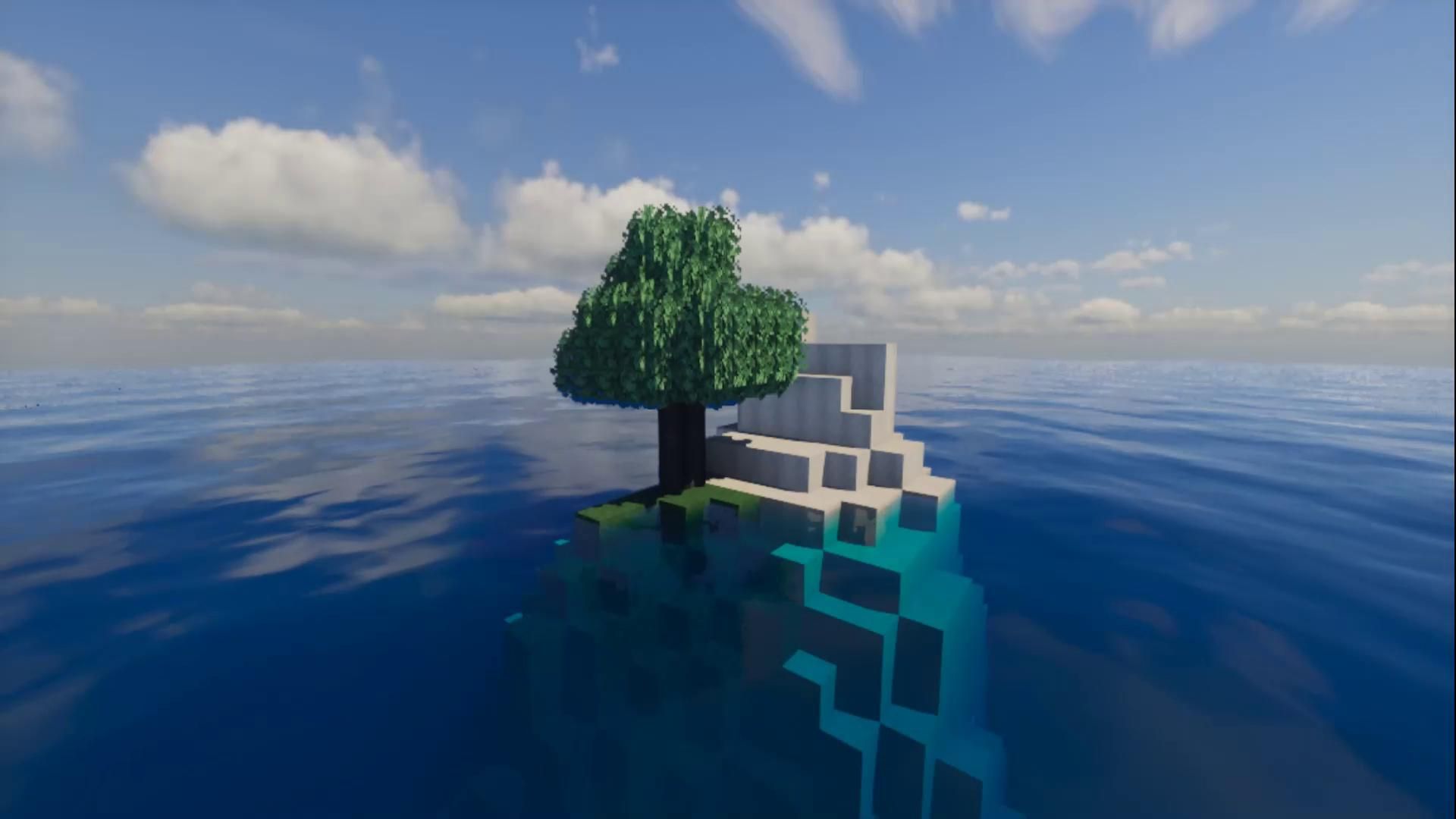 1920x1080 Water World (Minecraft) Live Wallpaper