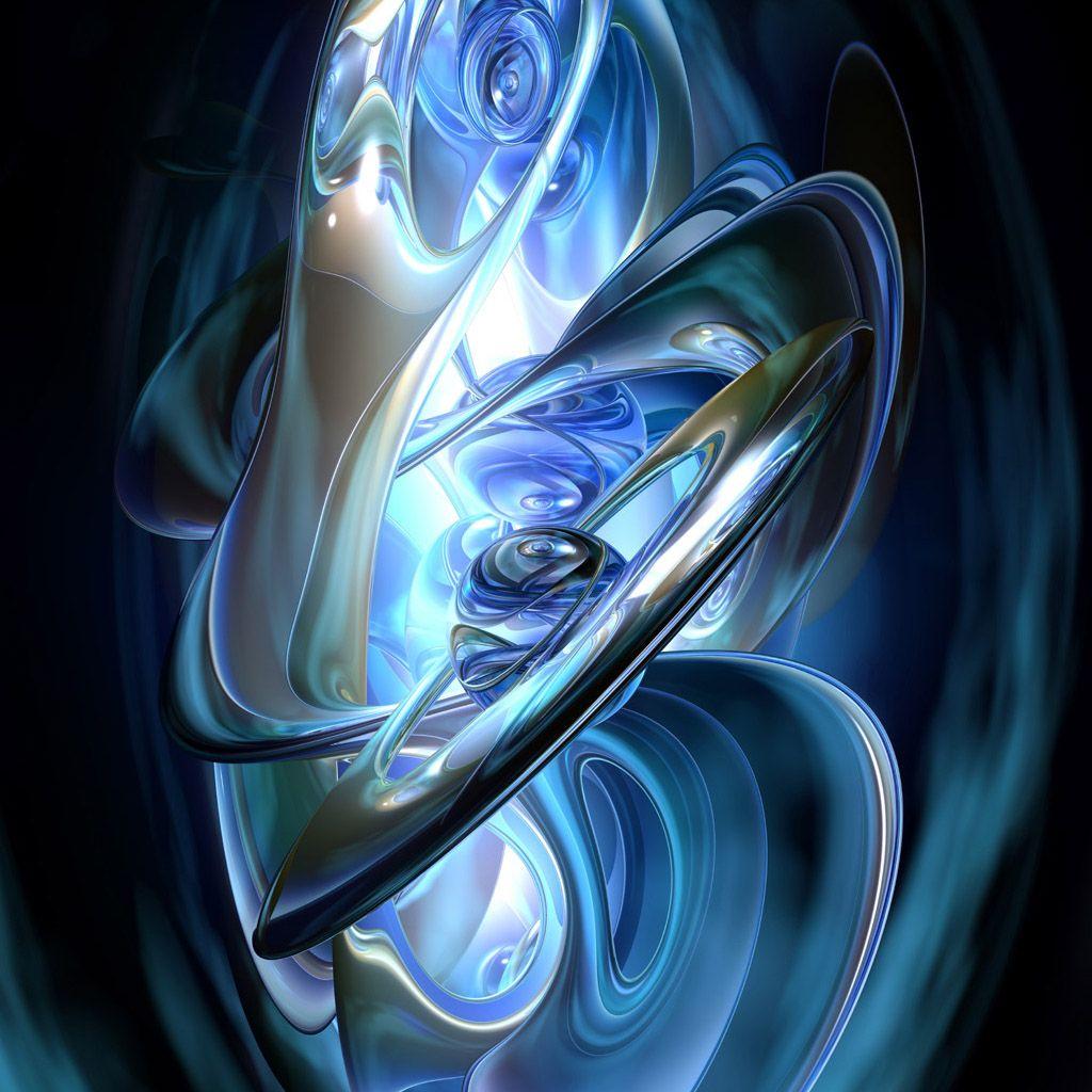 1024x1024 Blue Swirl Photo HD Danger HD Wallpaper