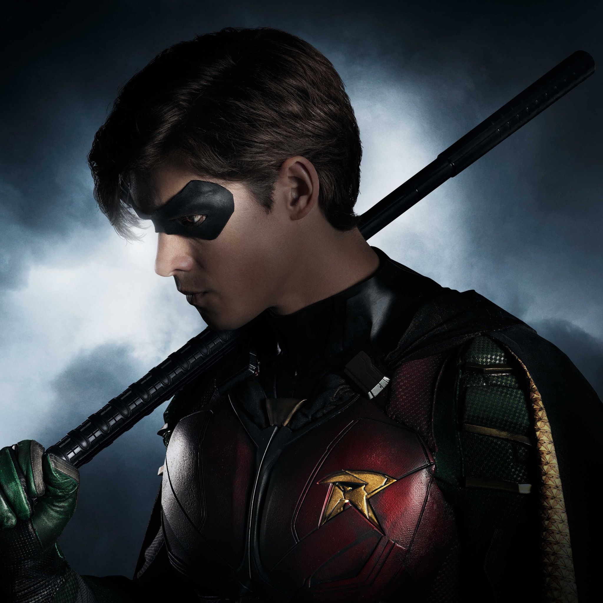2048x2048 Brenton Thwaites Wallpaper 4K, Dick Grayson, Robin, 8K, Titans