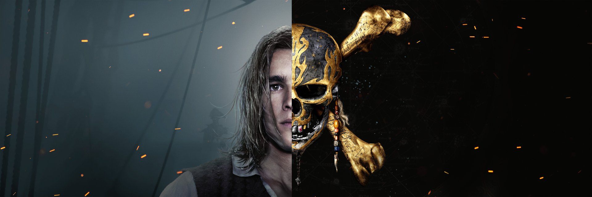 1920x640 Pirates of the Caribbean: Henry Turner's 4K Ultra HD Adventure with Brenton Thwaitesx2666