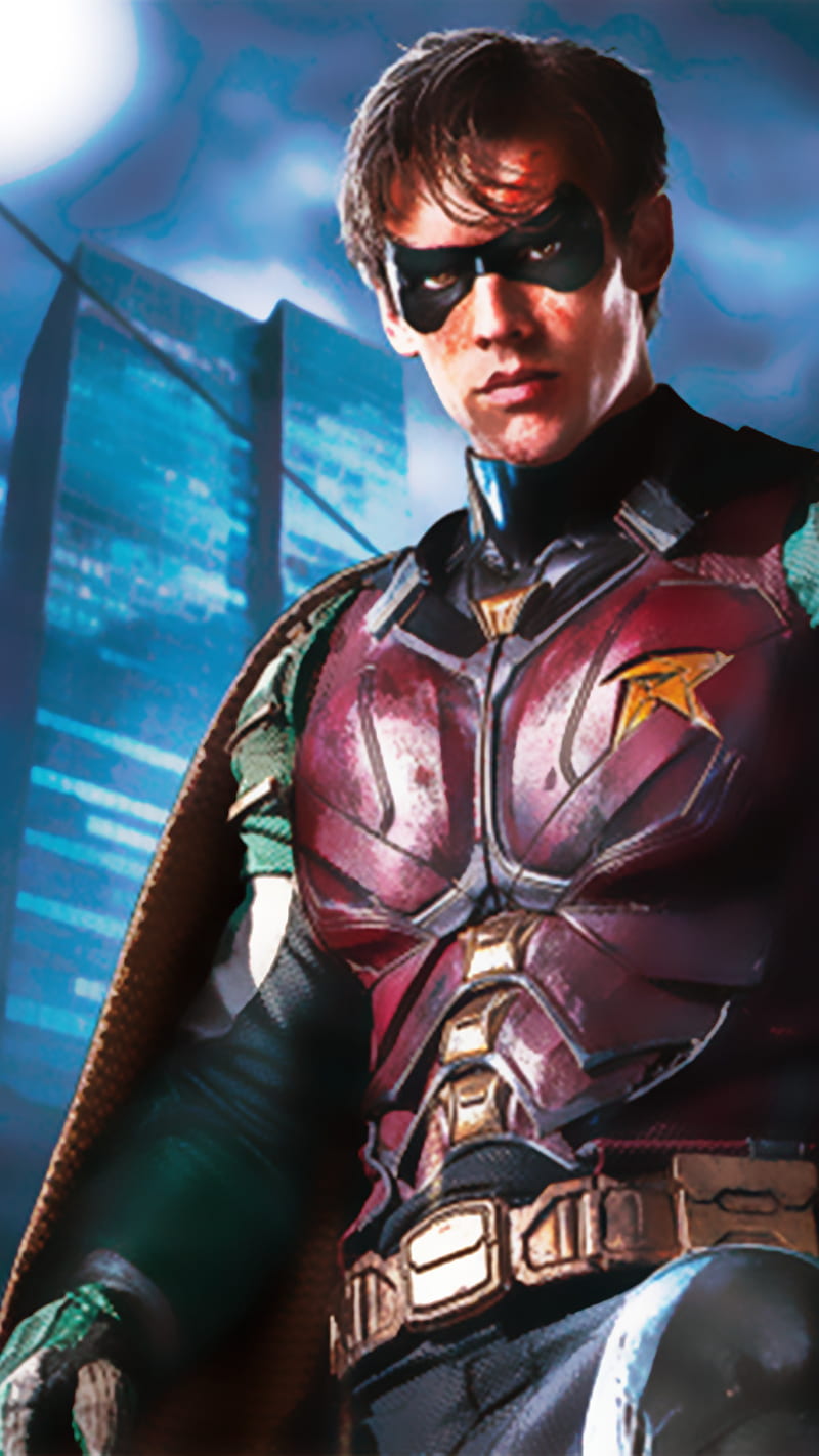 800x1422 TITANS ROBIN, robin, titans, HD phone wallpaper